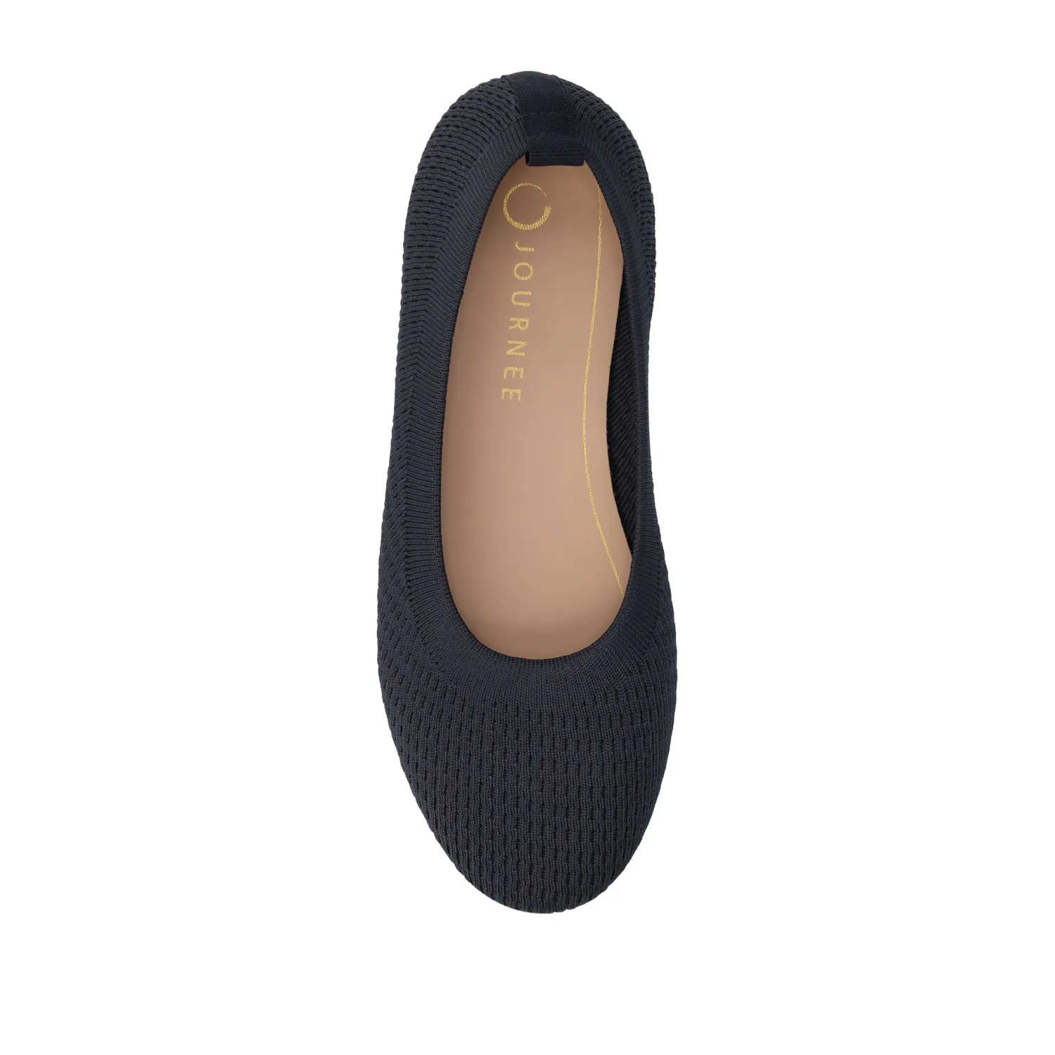MARYANN KNIT FABRIC BALLET FLATS IN STATEMENT sling back