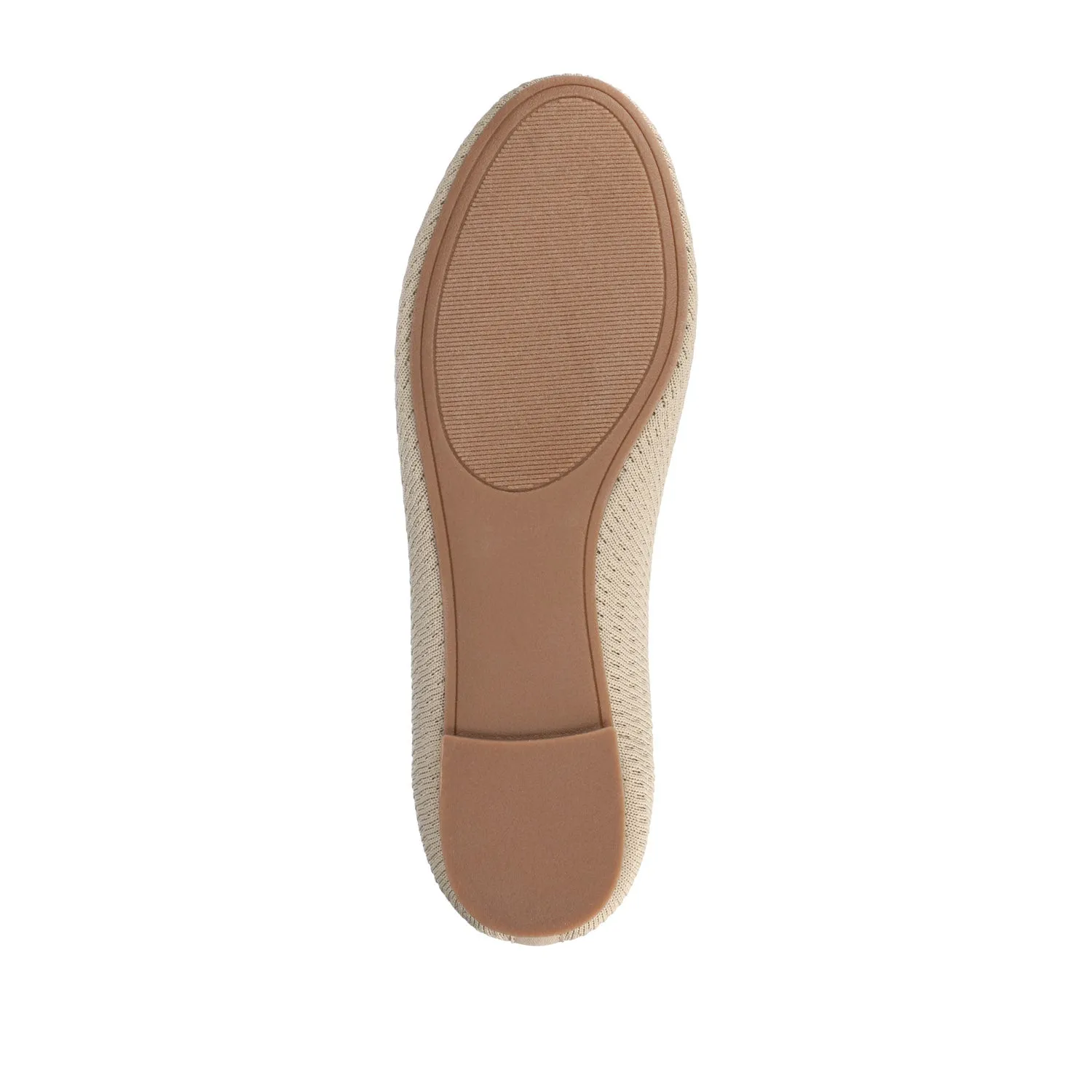 MARYANN KNIT FABRIC BALLET FLATS IN STATEMENT sling back