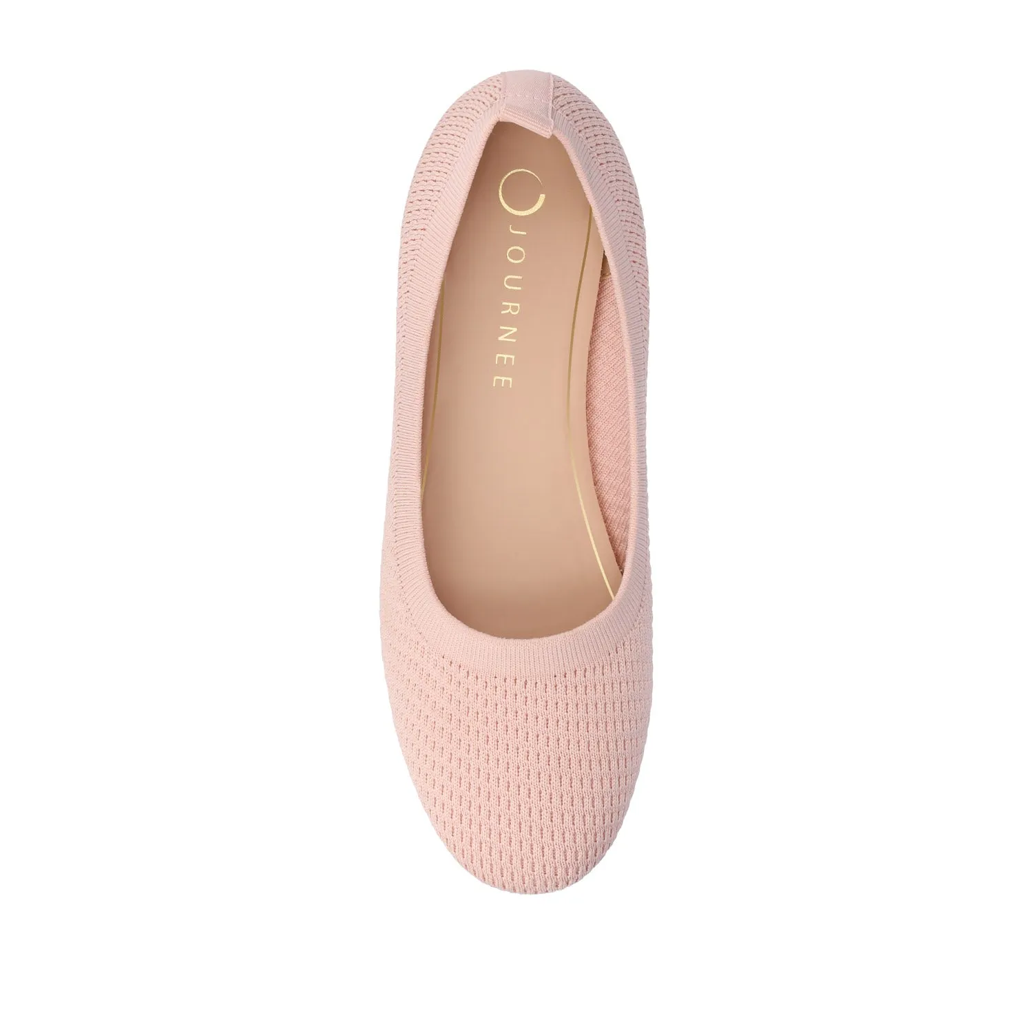 MARYANN KNIT FABRIC BALLET FLATS IN STATEMENT sling back