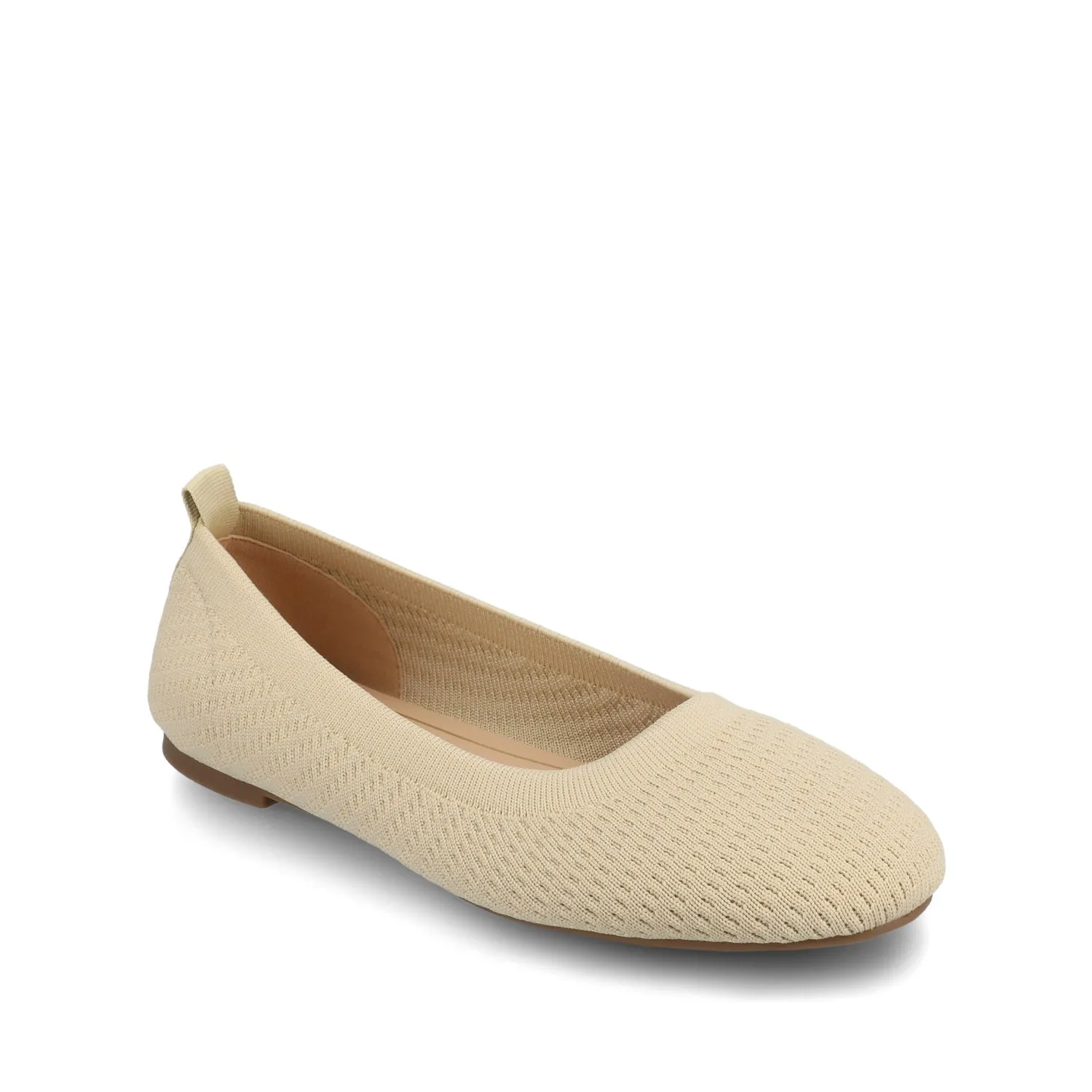 MARYANN KNIT FABRIC BALLET FLATS IN STATEMENT sling back
