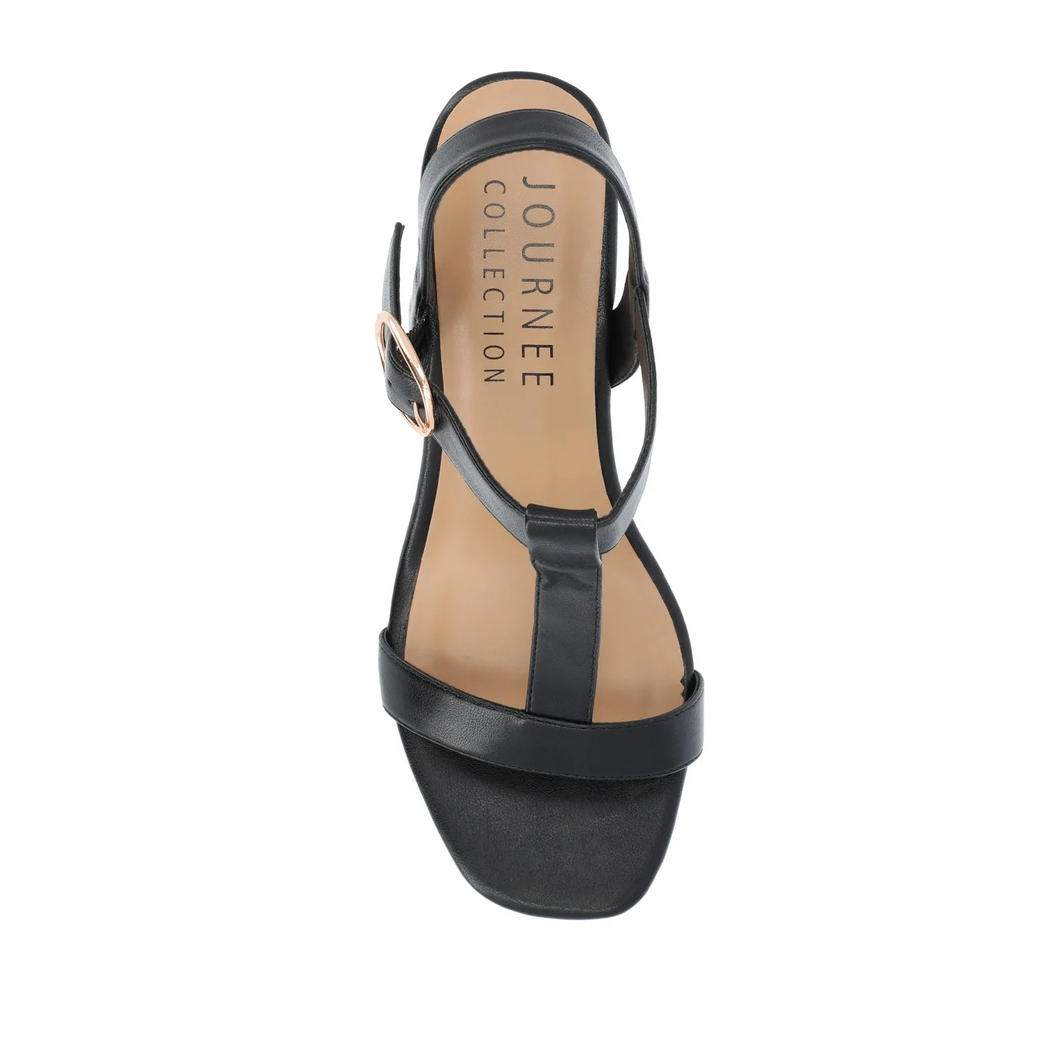 MATILDAA CORK WEDGE HEEL SANDALS IN FAUX LEATHER dust free