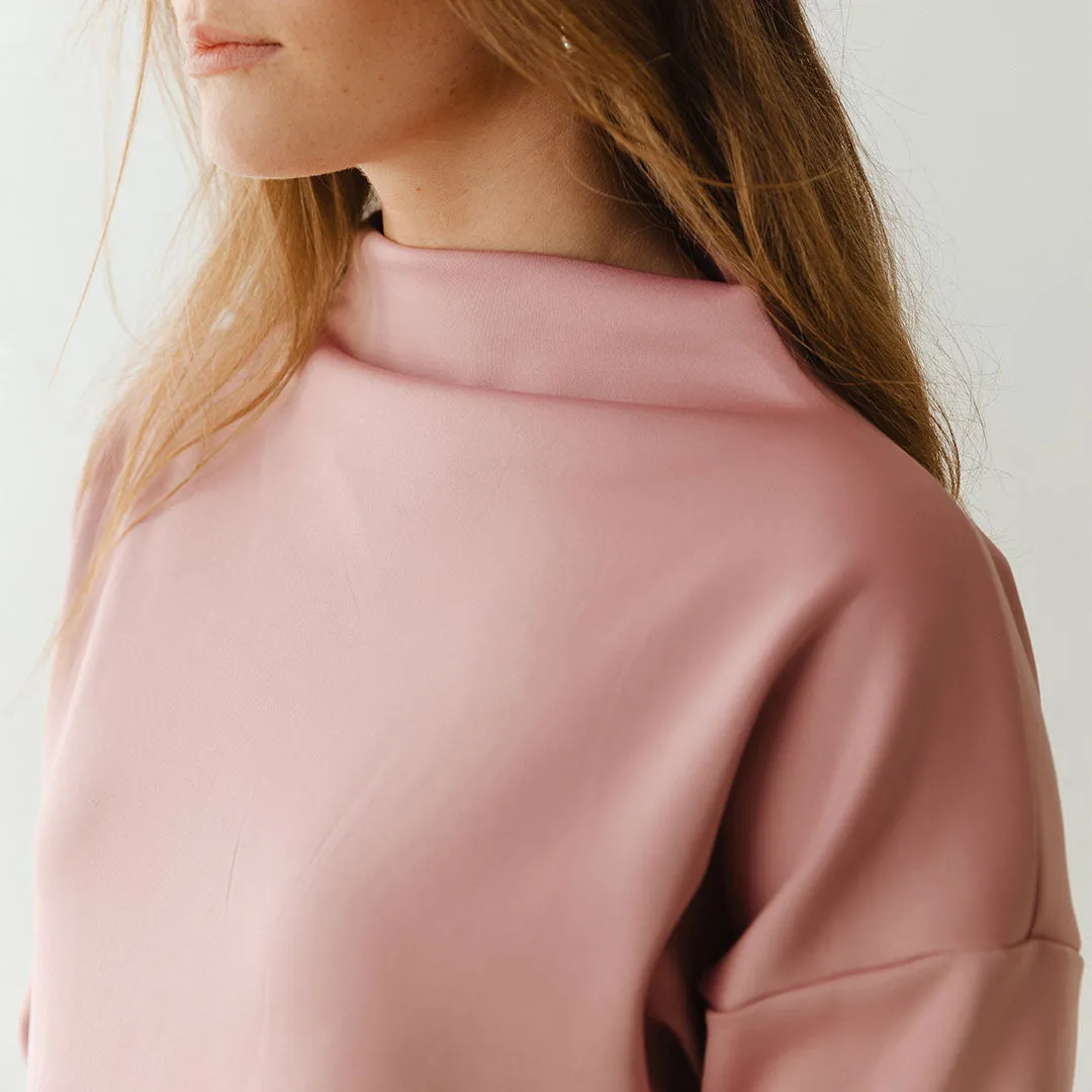 Mauve Cardiff Pullover quiet tone
