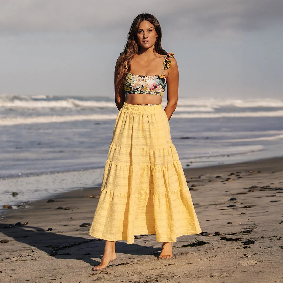 Maxi Skirt, Butter sand breeze