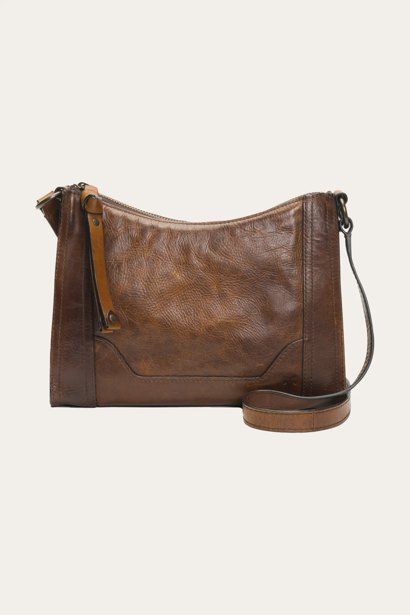 Melissa Zip Crossbody fold charm