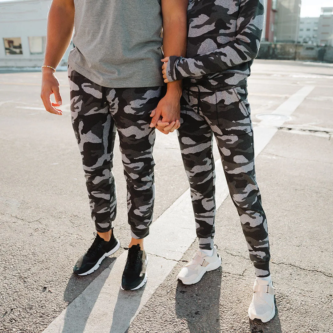 Men's At Ease Joggers, Grey Camo active girl