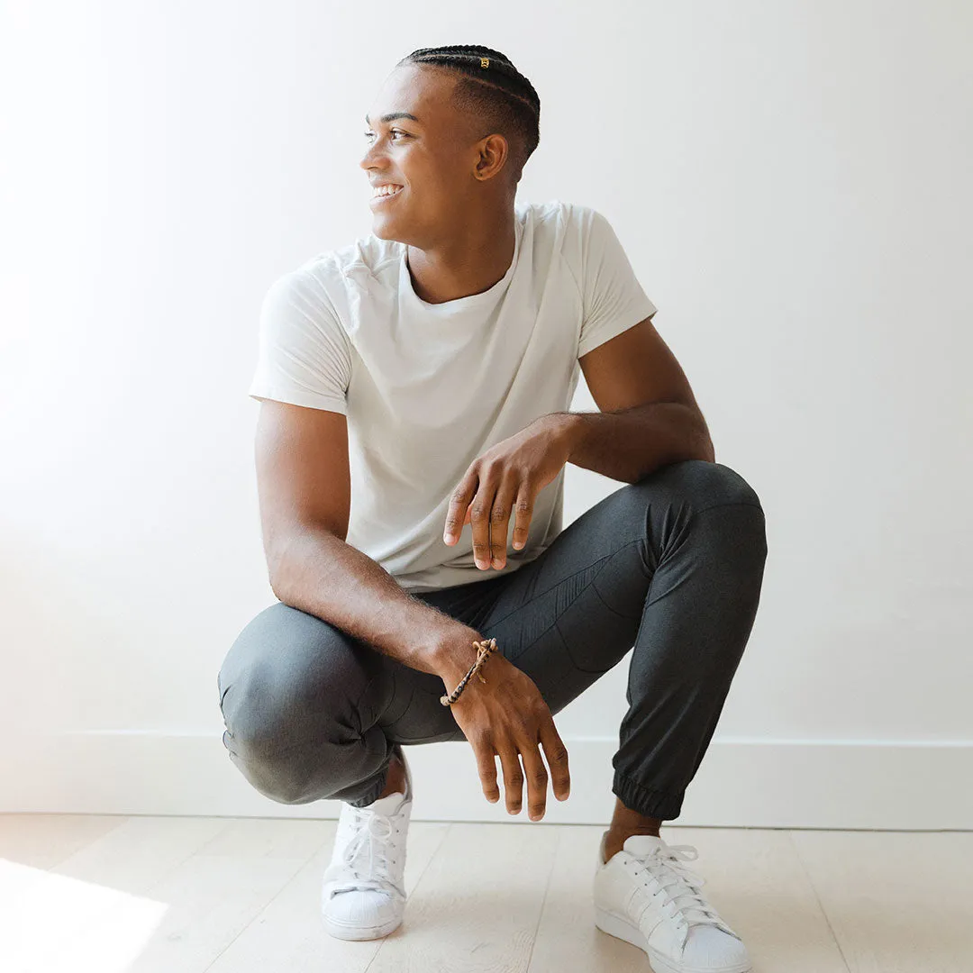 Men's Charcoal Joggers quick dry