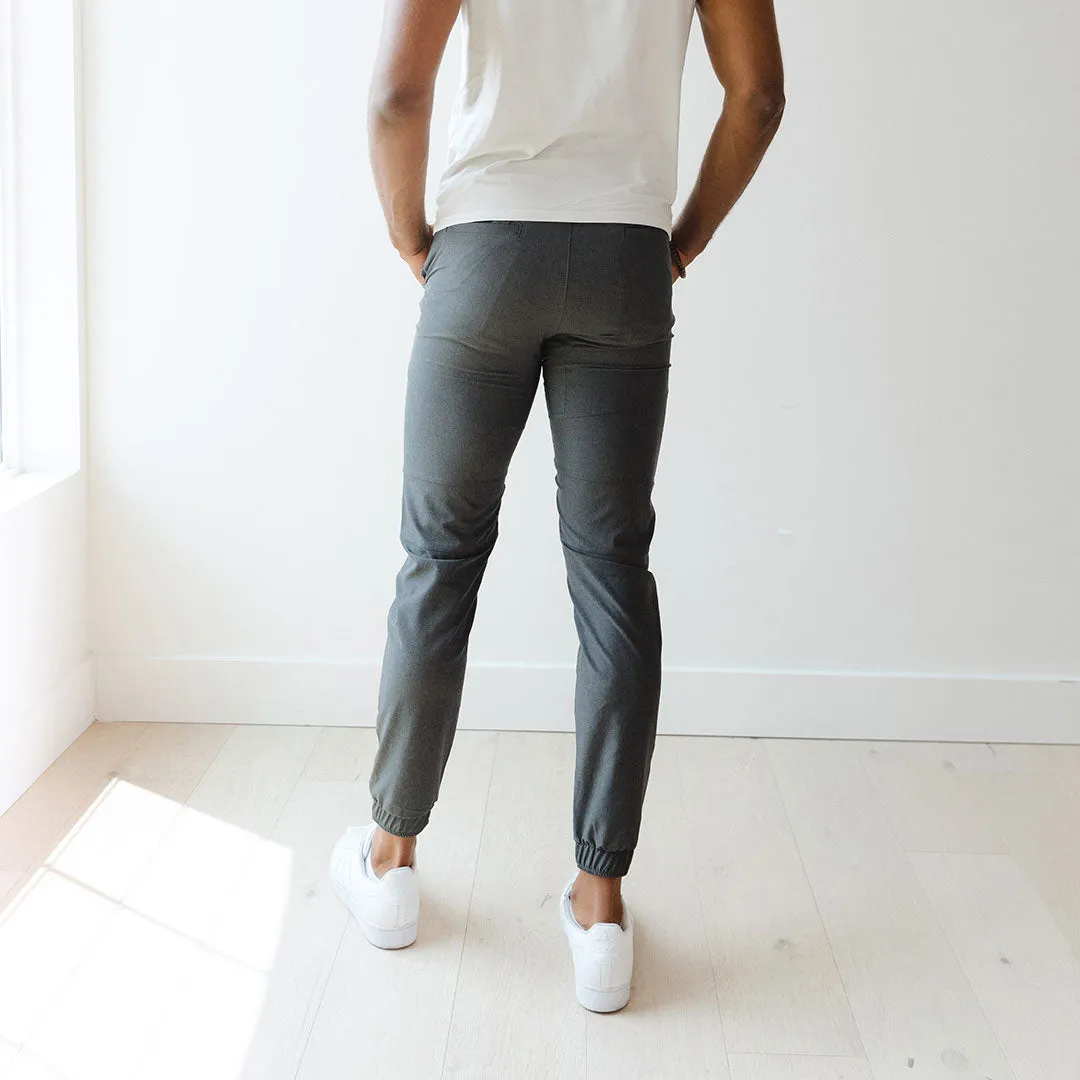 Men's Charcoal Joggers quick dry