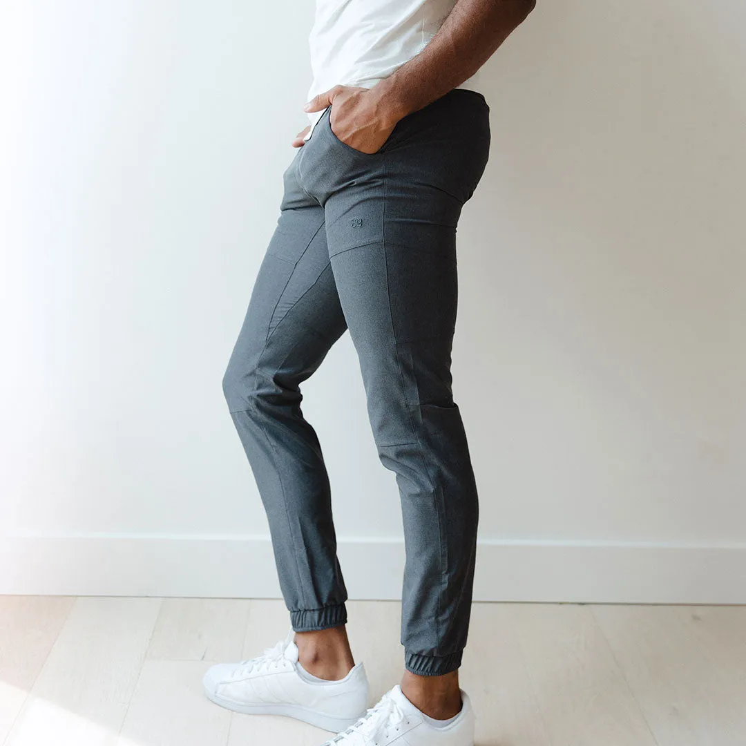 Men's Charcoal Joggers quick dry