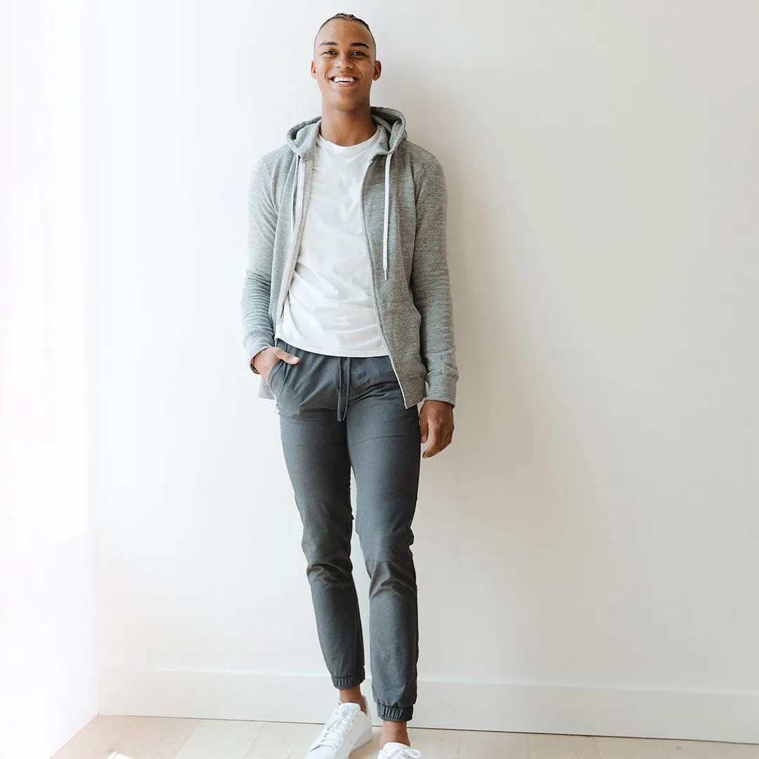 Men's Charcoal Joggers quick dry