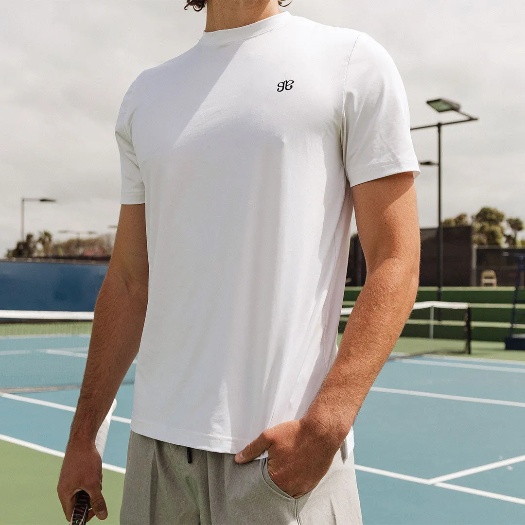 Men's Circuit Tee, White body fresh