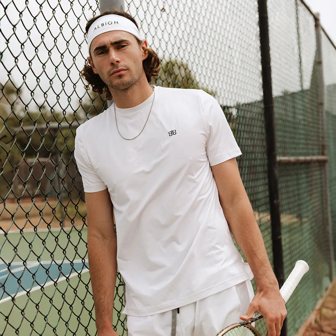 Men's Circuit Tee, White body fresh