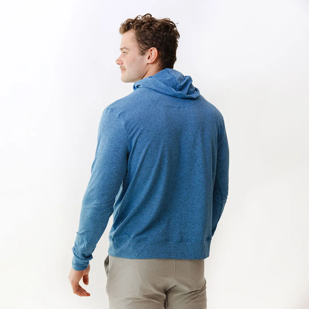 Men's Travel Hoodie, Cobalt active girl