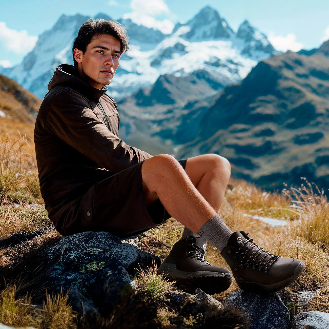 Merino Leather Alpine Men fast loop