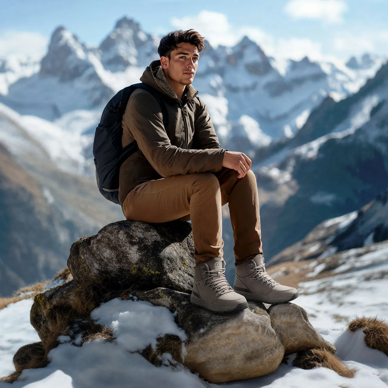 Merino Leather Alpine Men fast loop