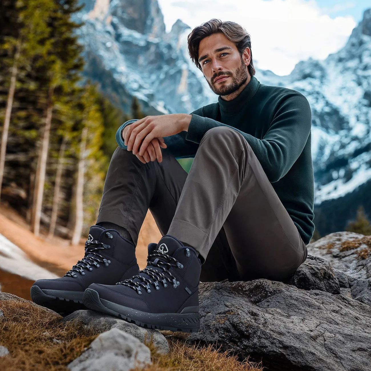 Merino Leather Alpine Men fast loop