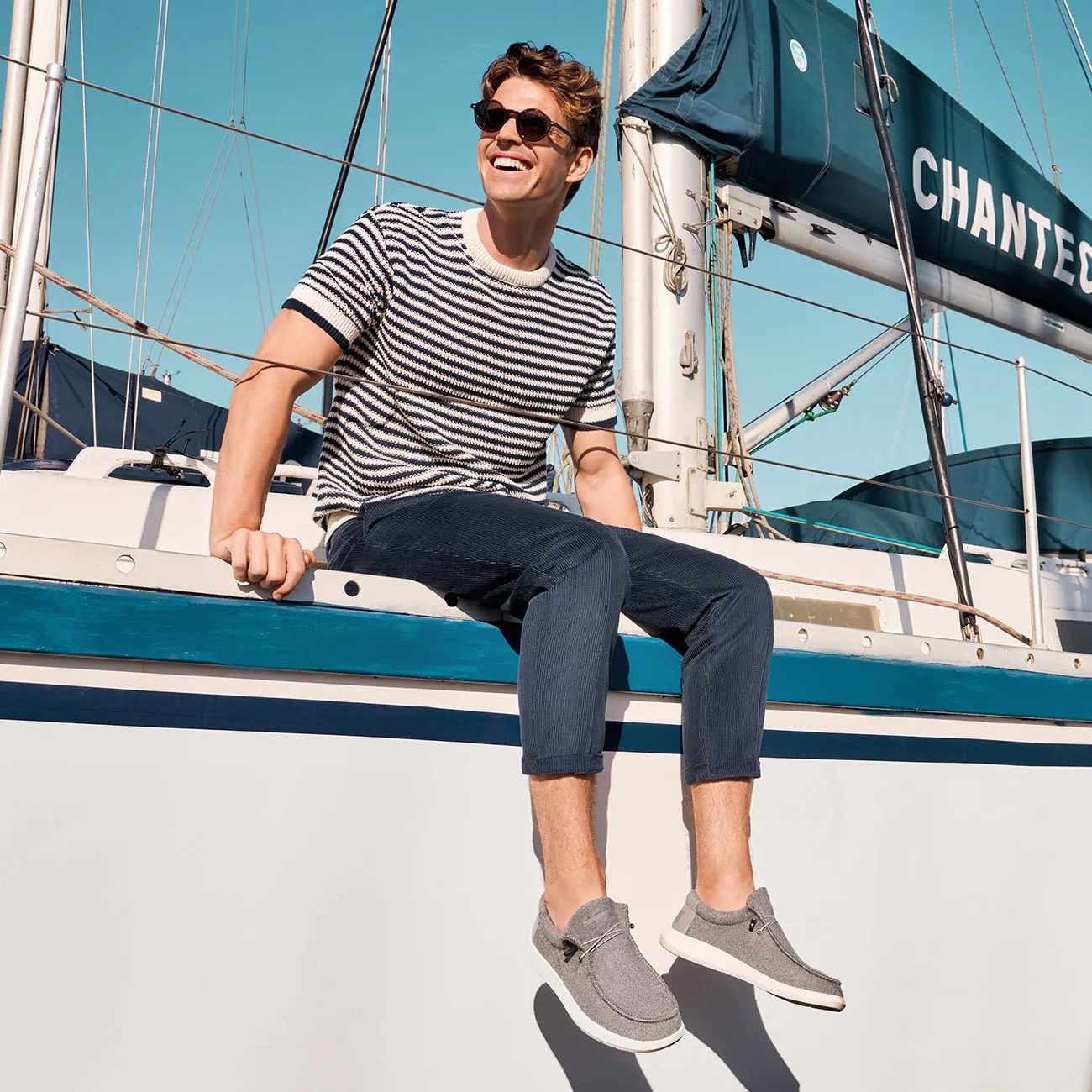 Merino Moccasin Men zip pull