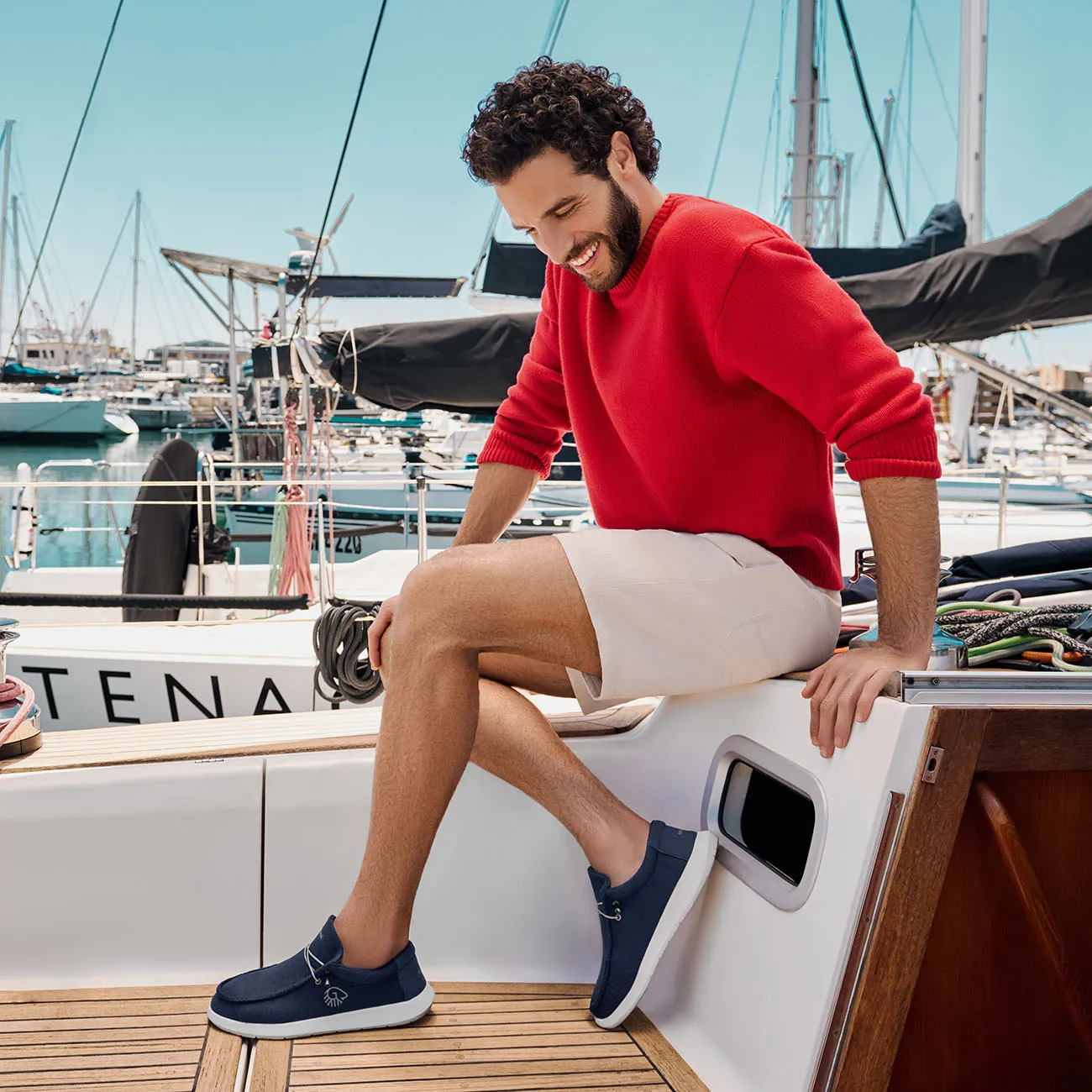 Merino Moccasin Men zip pull