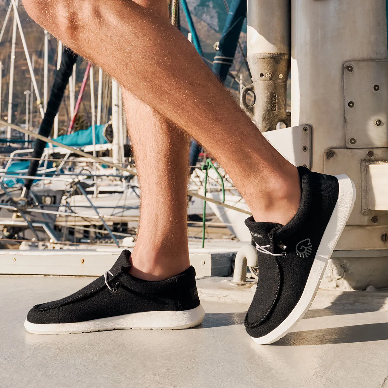 Merino Moccasin Men zip pull