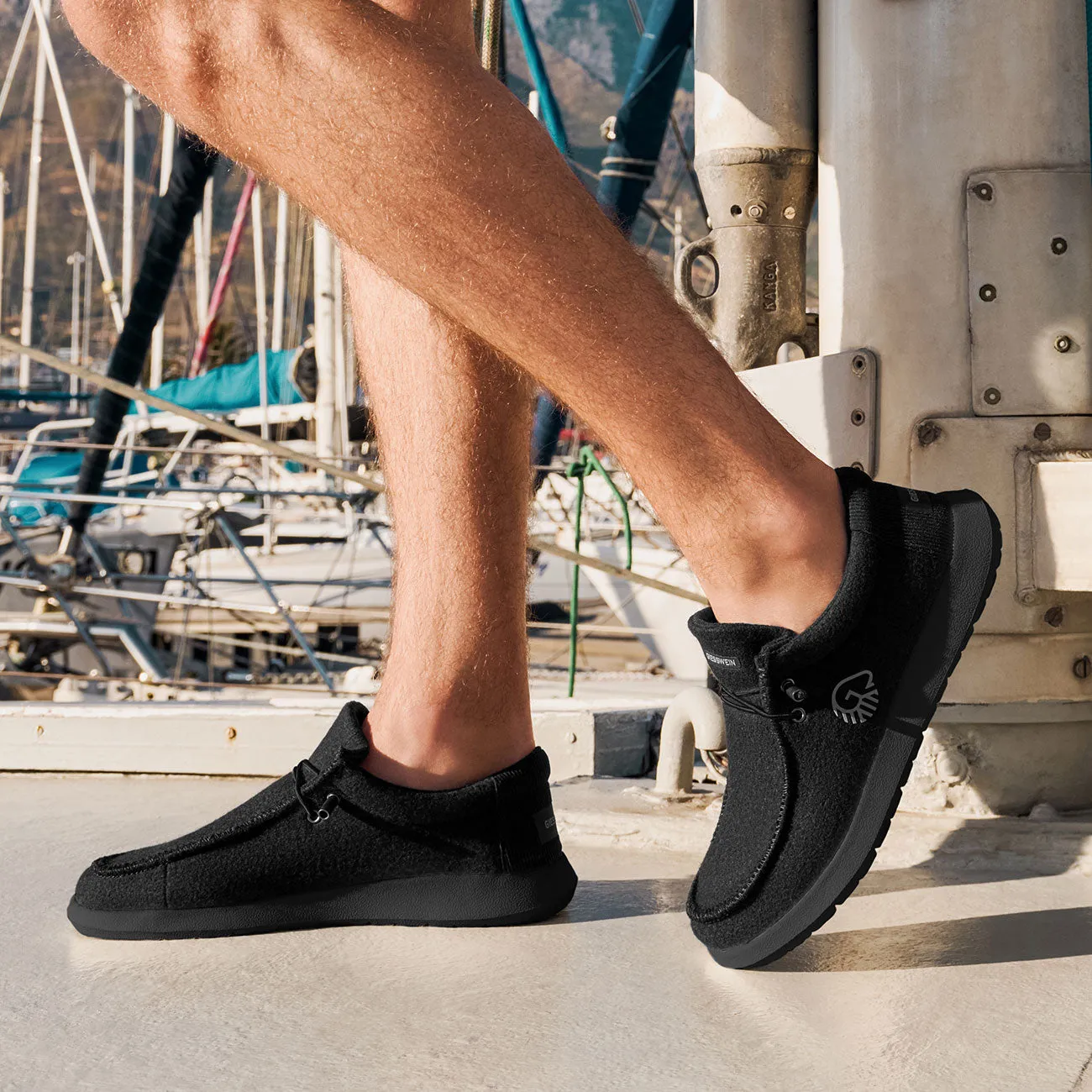 Merino Moccasin Men zip pull