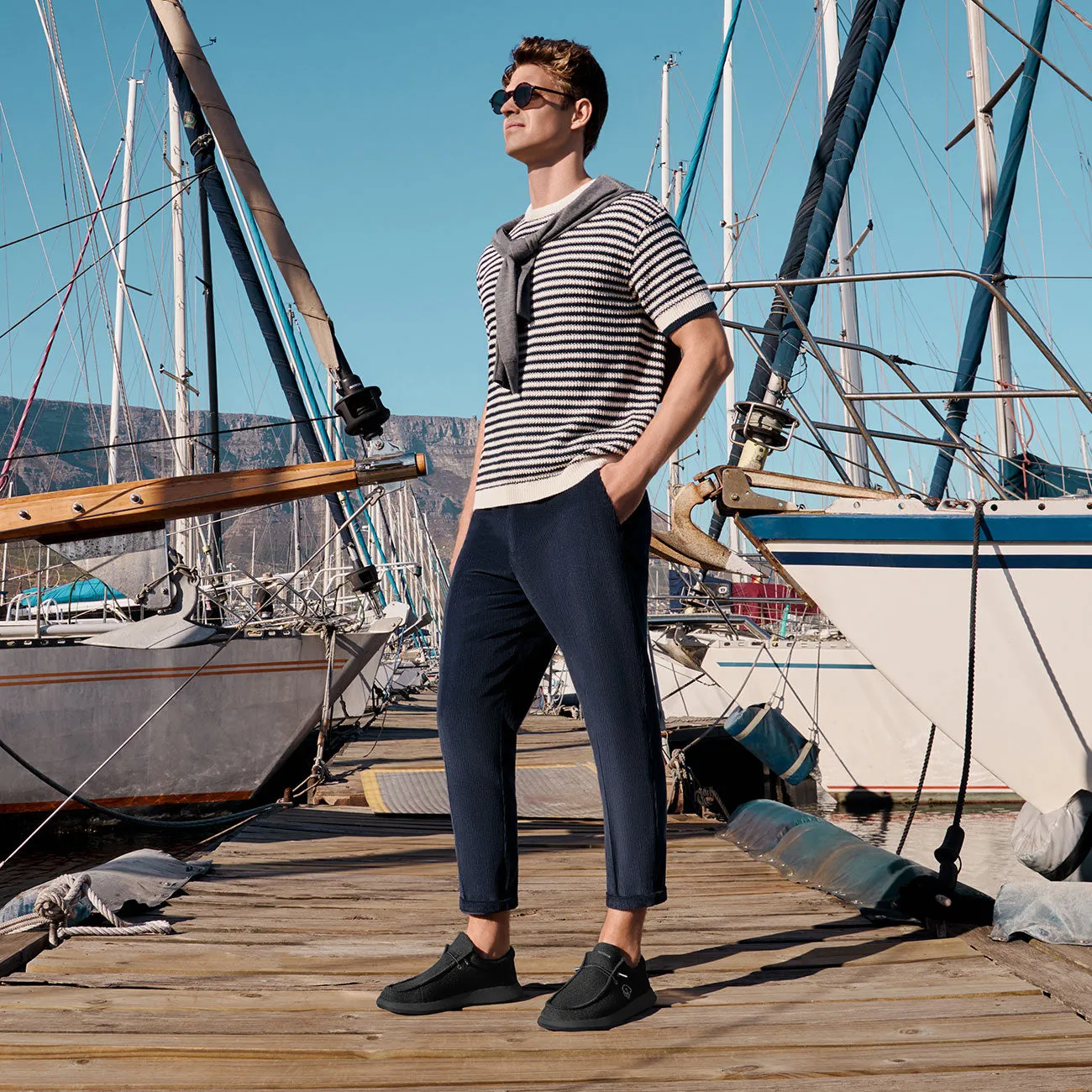 Merino Moccasin Men zip pull