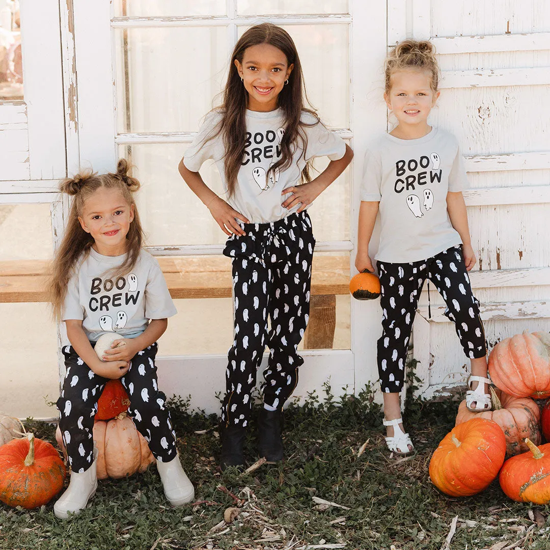 Mini Boyfriend Tee, Grey Boo Crew slim line