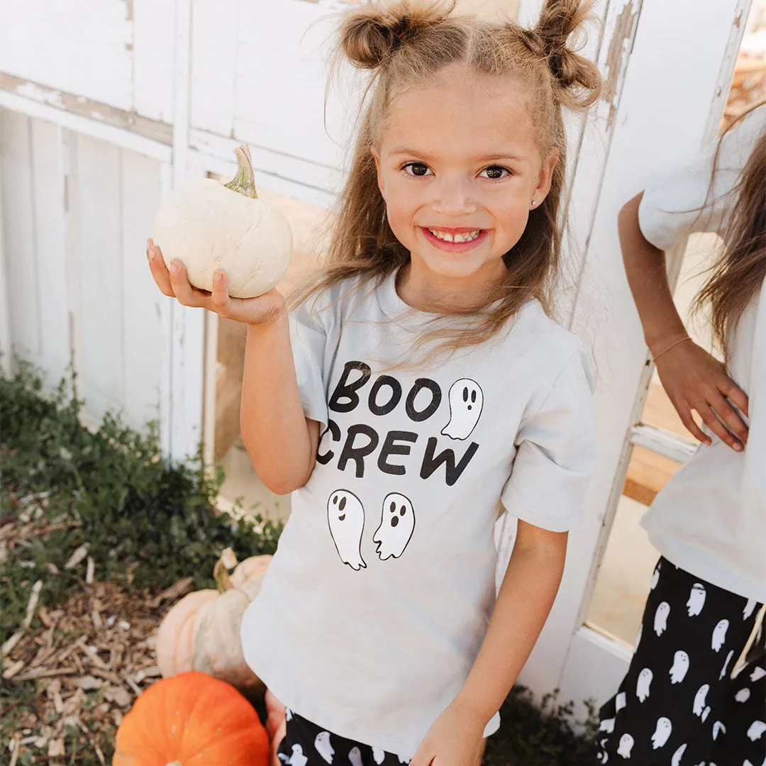 Mini Boyfriend Tee, Grey Boo Crew slim line
