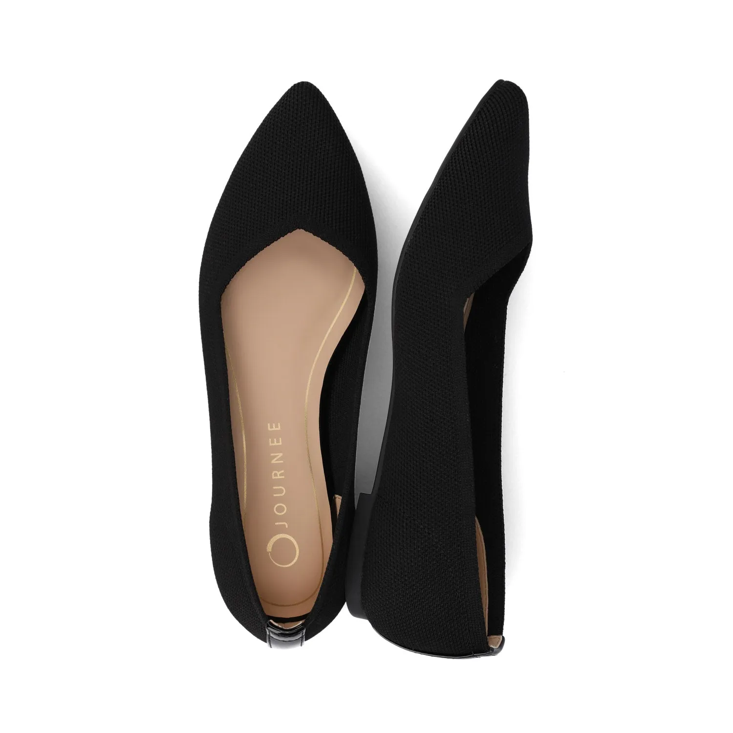 MINNAH BALLET FLATS IN KNIT FABRIC all day