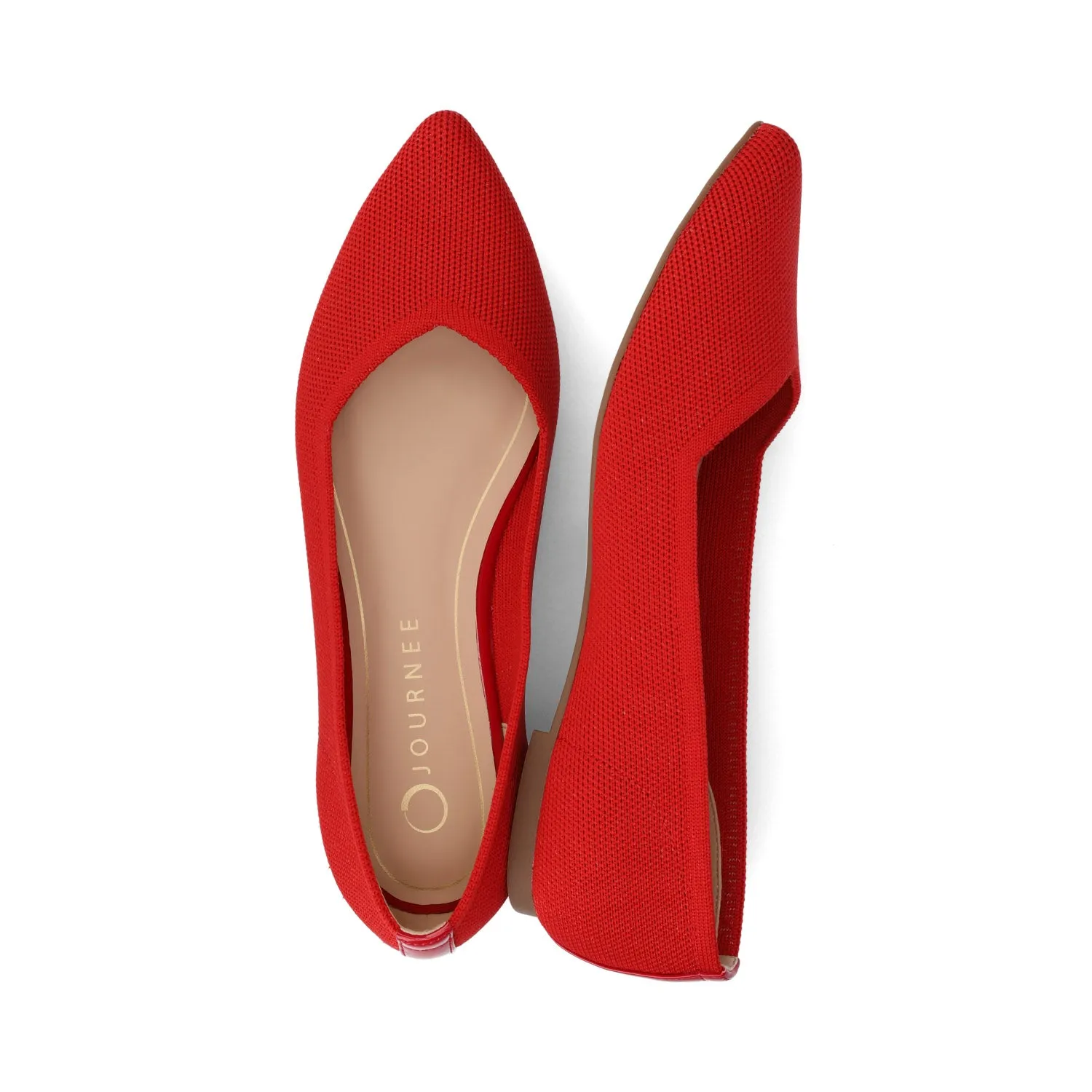 MINNAH BALLET FLATS IN KNIT FABRIC all day