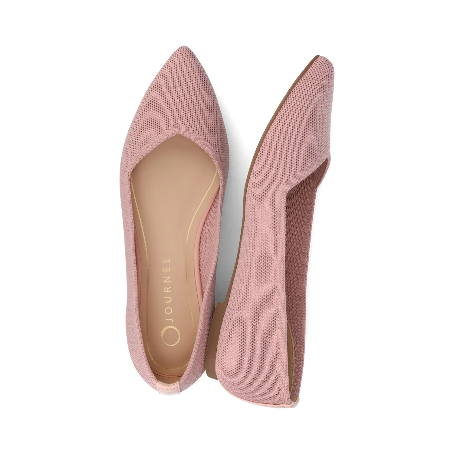 MINNAH BALLET FLATS IN KNIT FABRIC all day
