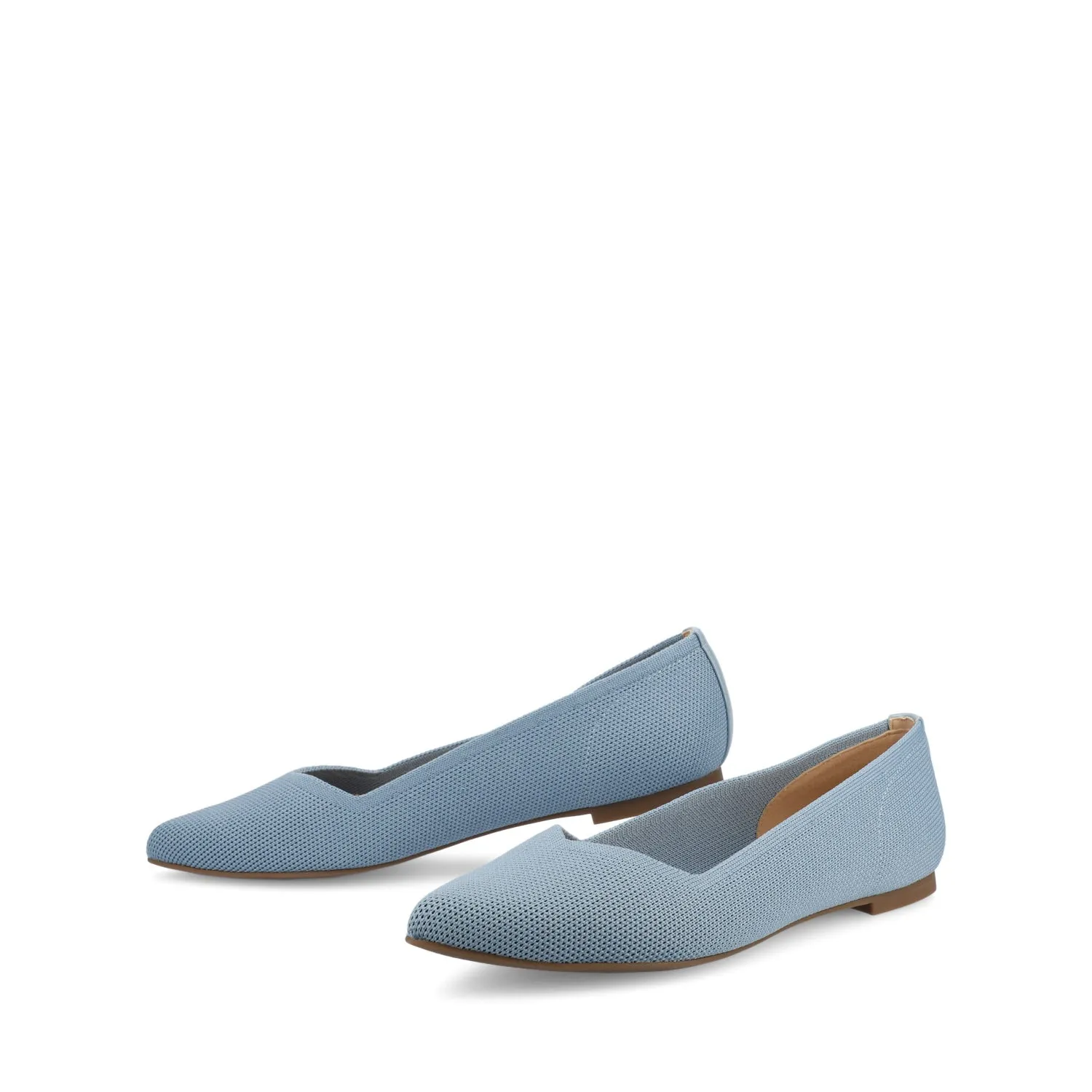 MINNAH BALLET FLATS IN KNIT FABRIC all day