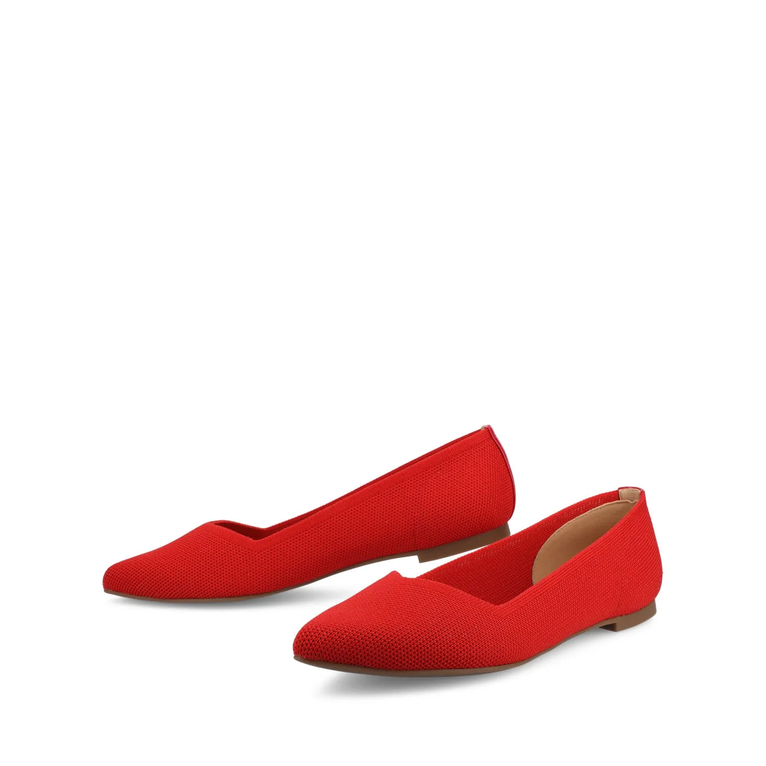 MINNAH BALLET FLATS IN KNIT FABRIC all day