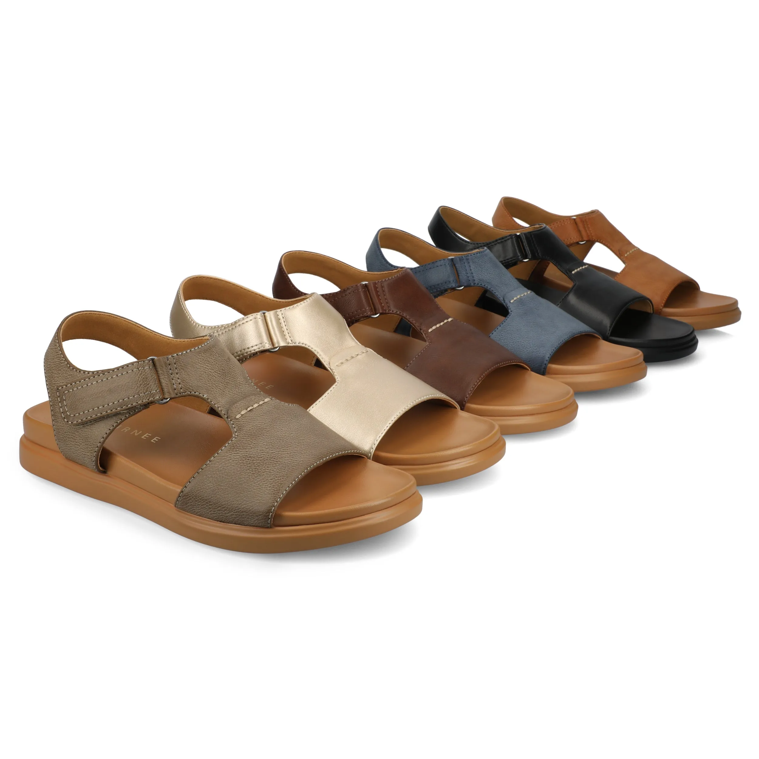 MIRA T-STRAP SANDALS italian charm