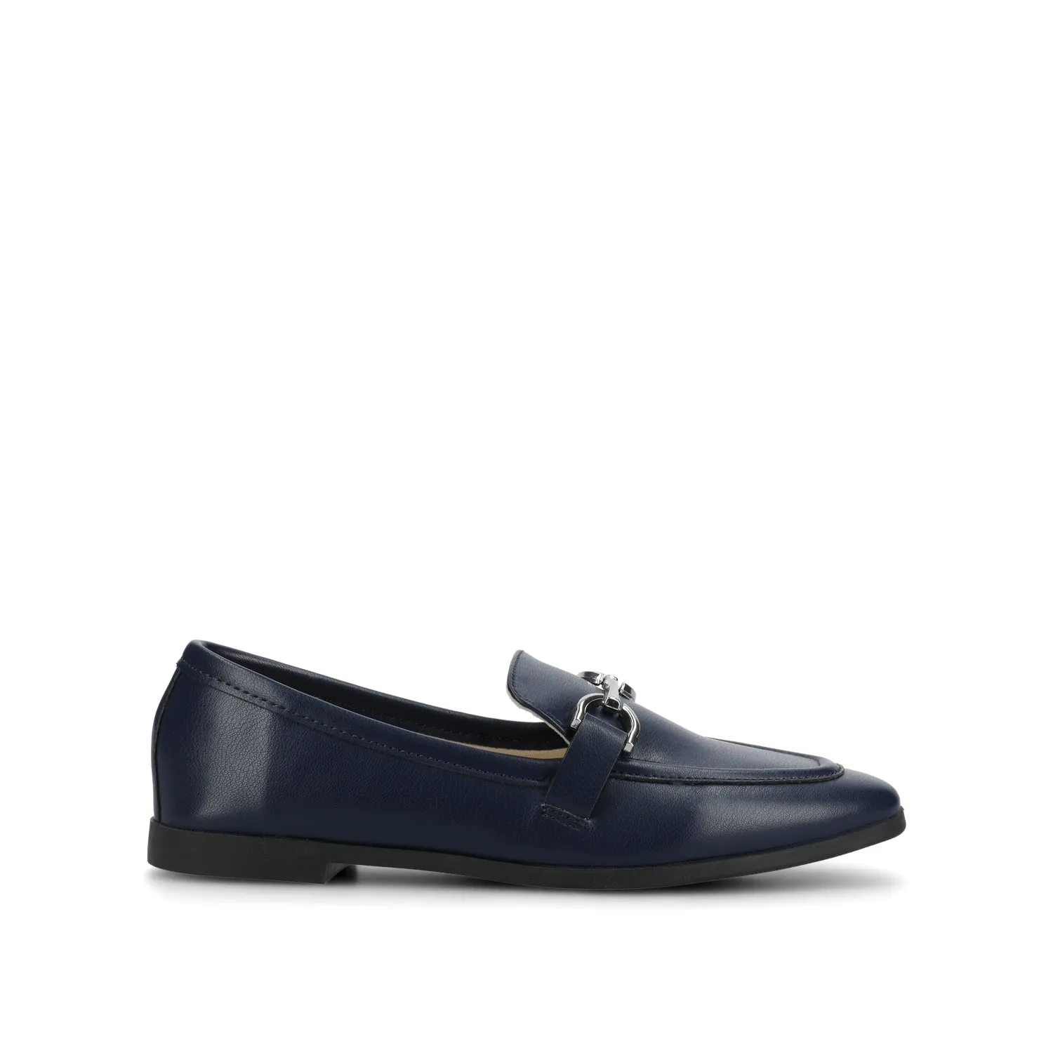 MIZZA LOAFER FLATS IN FAUX LEATHER warm beige