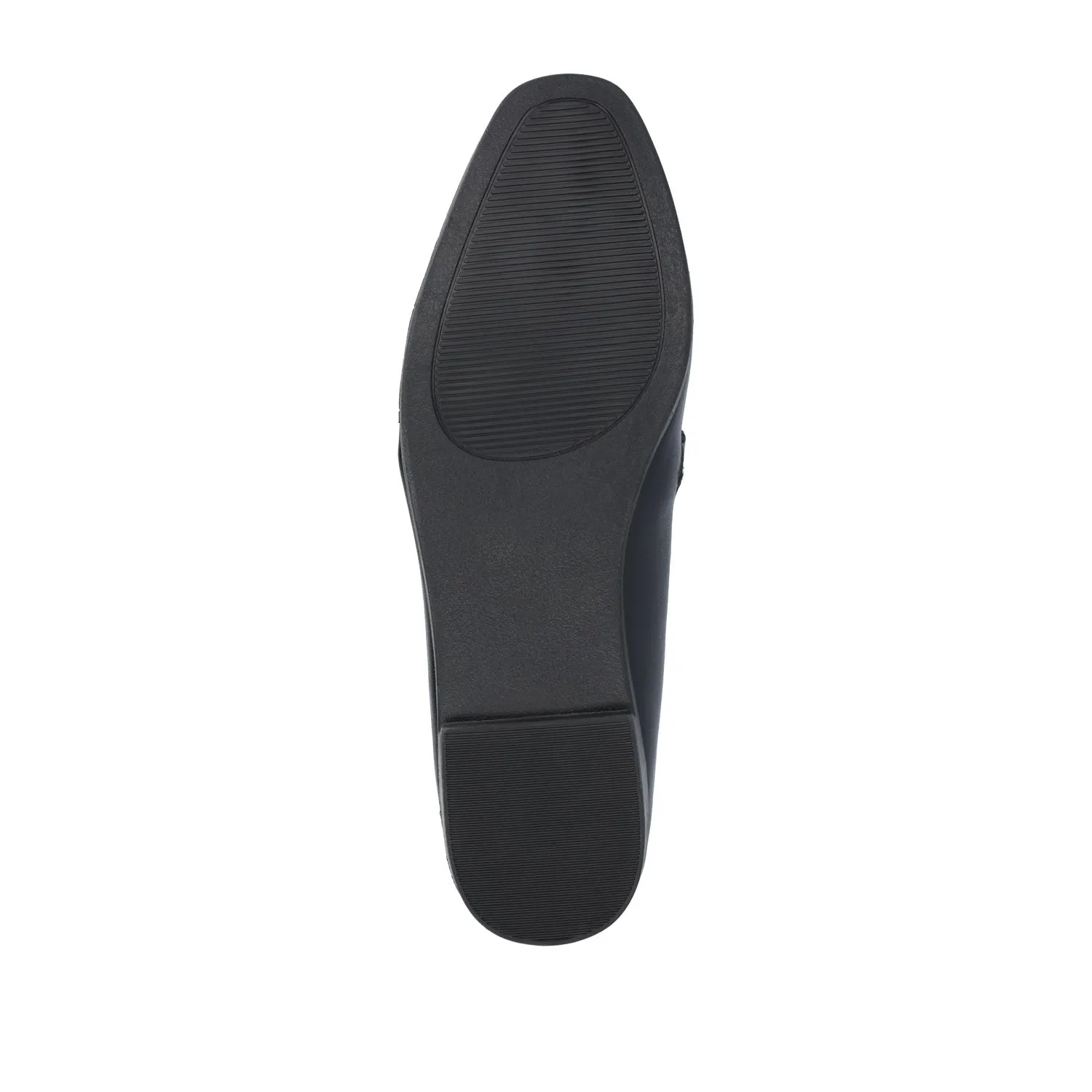 MIZZA LOAFER FLATS IN FAUX LEATHER warm beige