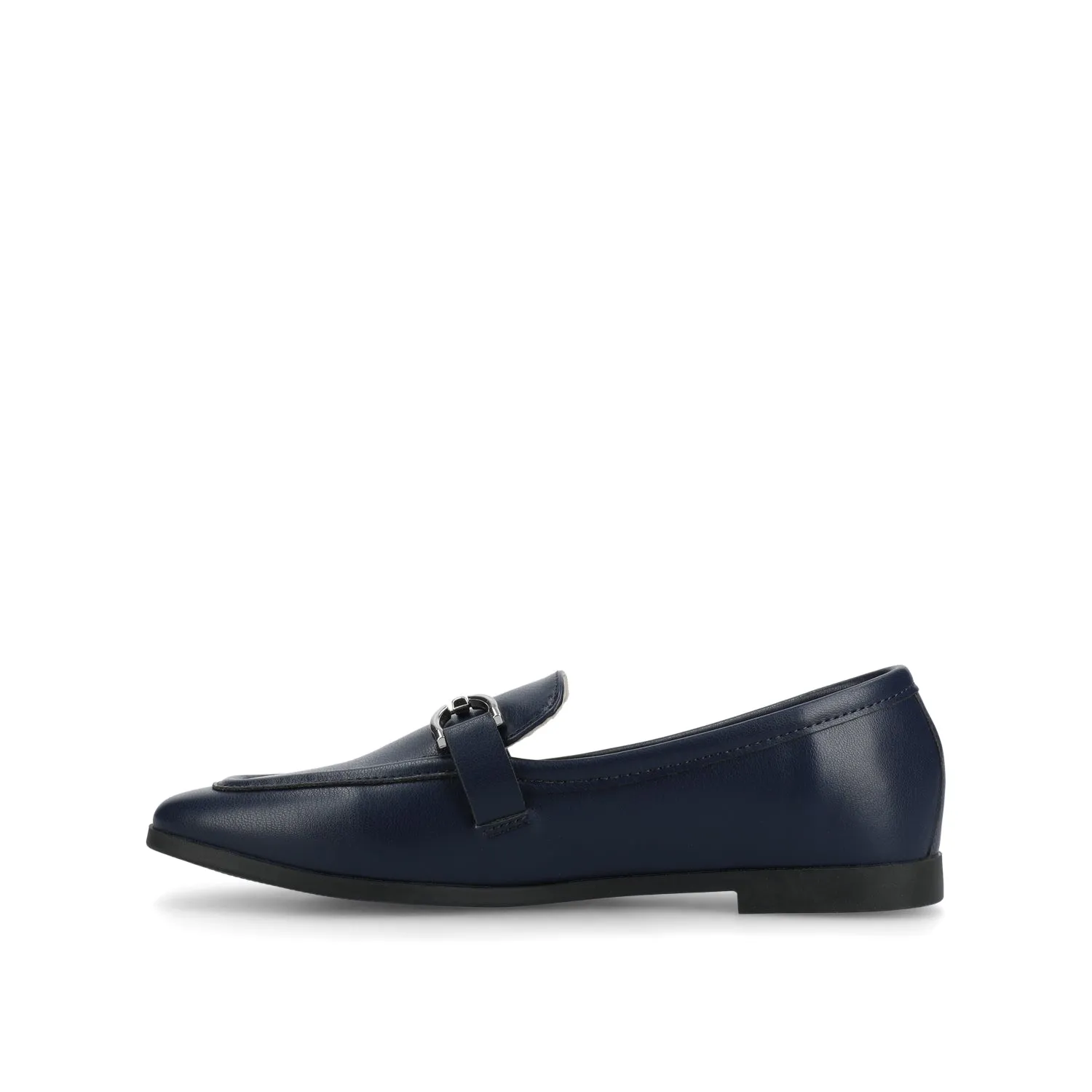 MIZZA LOAFER FLATS IN FAUX LEATHER warm beige