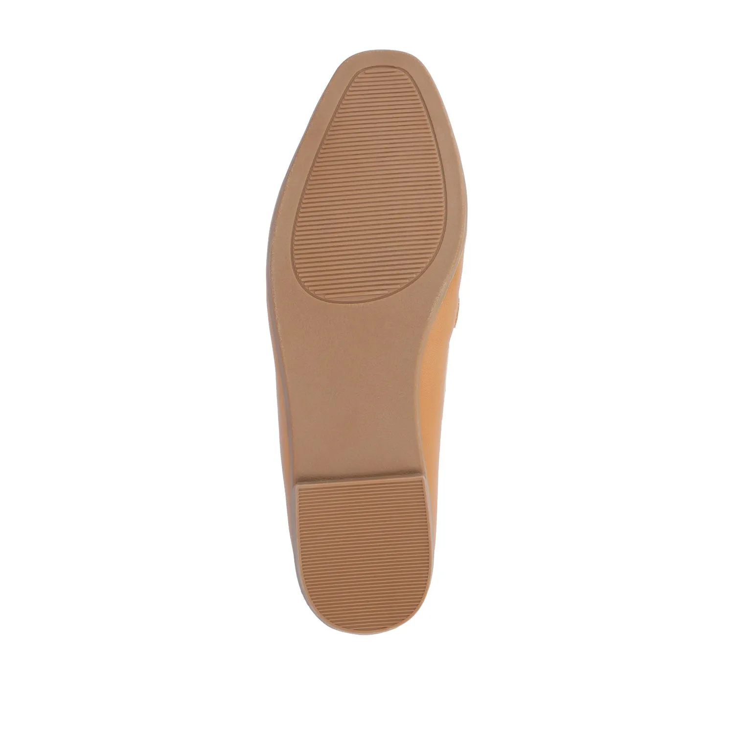 MIZZA LOAFER FLATS IN FAUX LEATHER warm beige