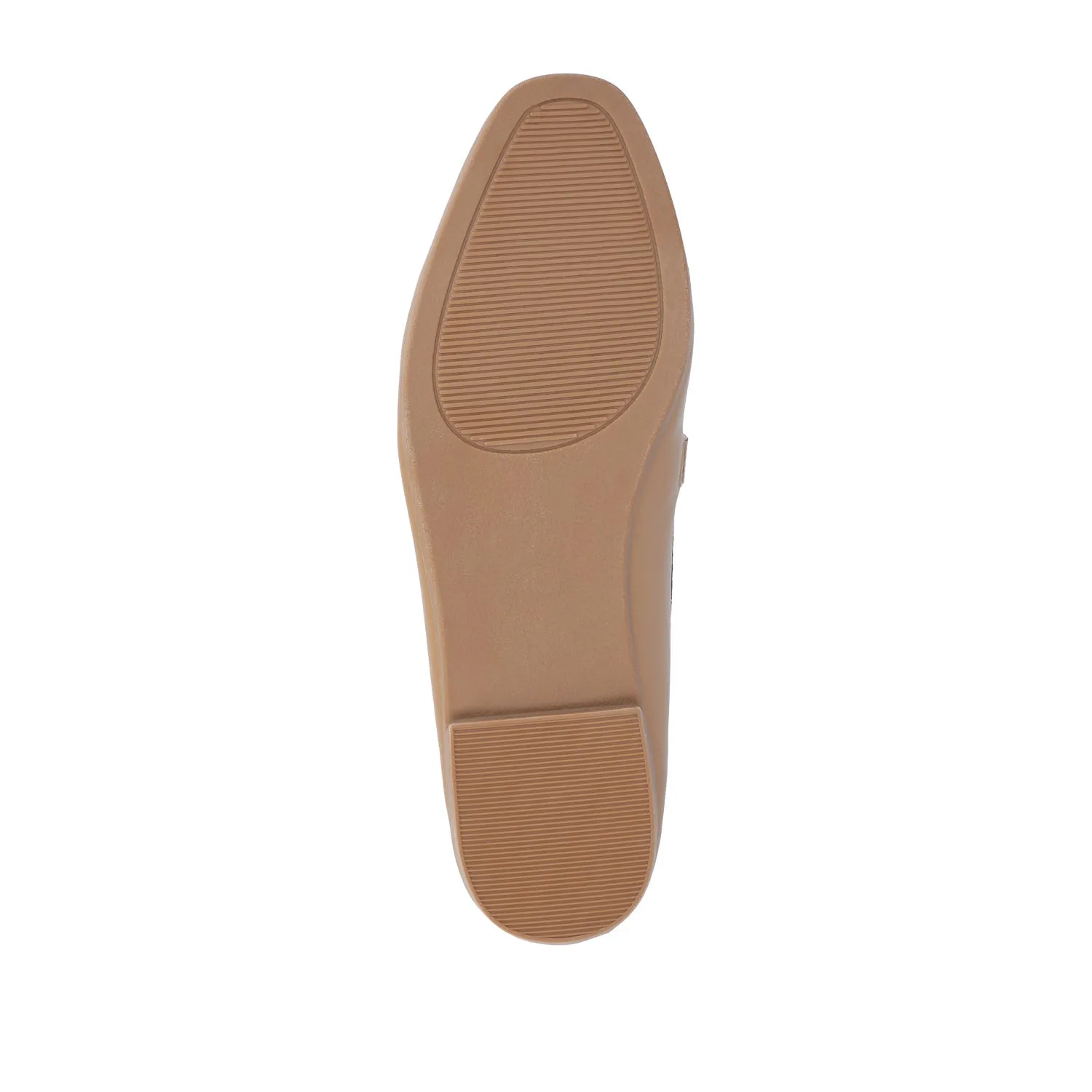 MIZZA LOAFER FLATS IN FAUX LEATHER warm beige