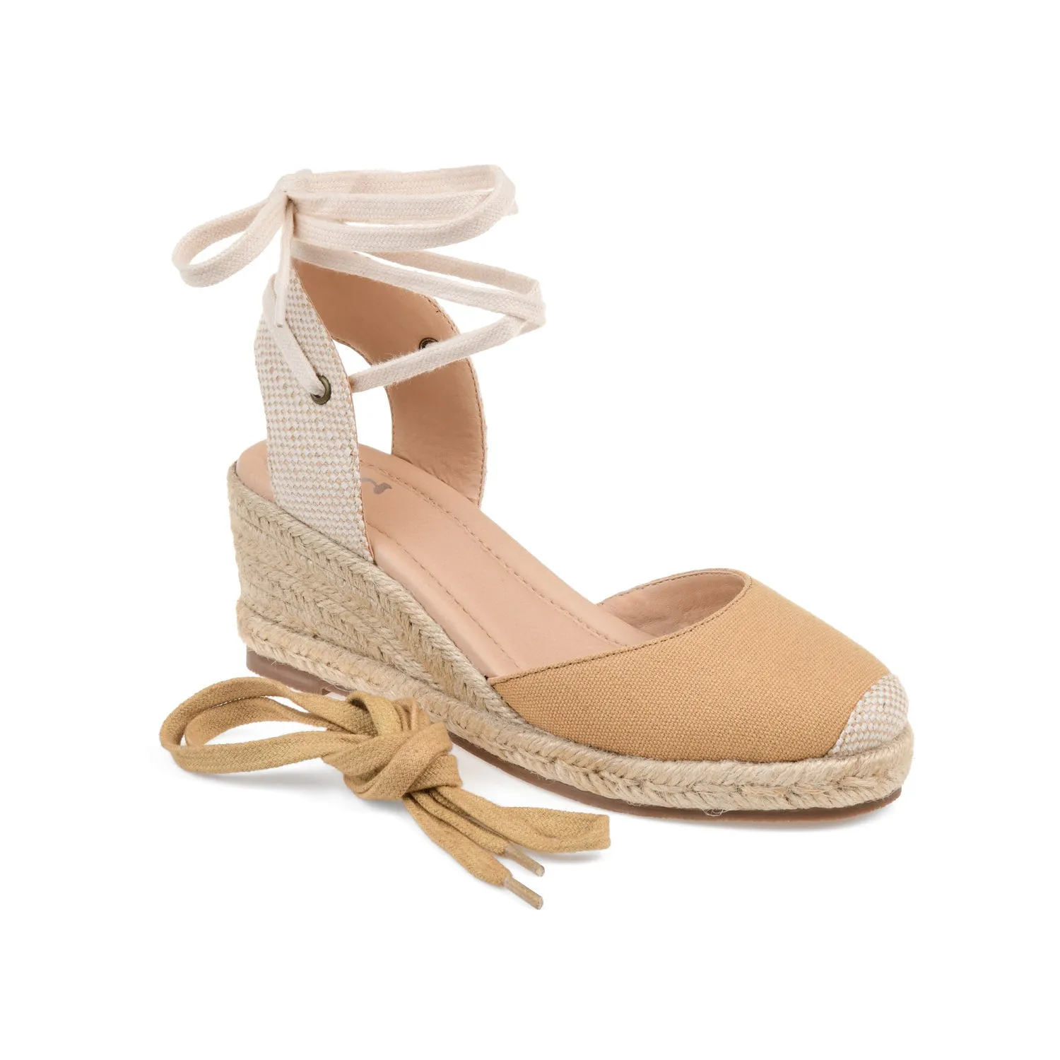 MONTE ESPADRILLE WEDGE SANDALS IN CANVAS silent time