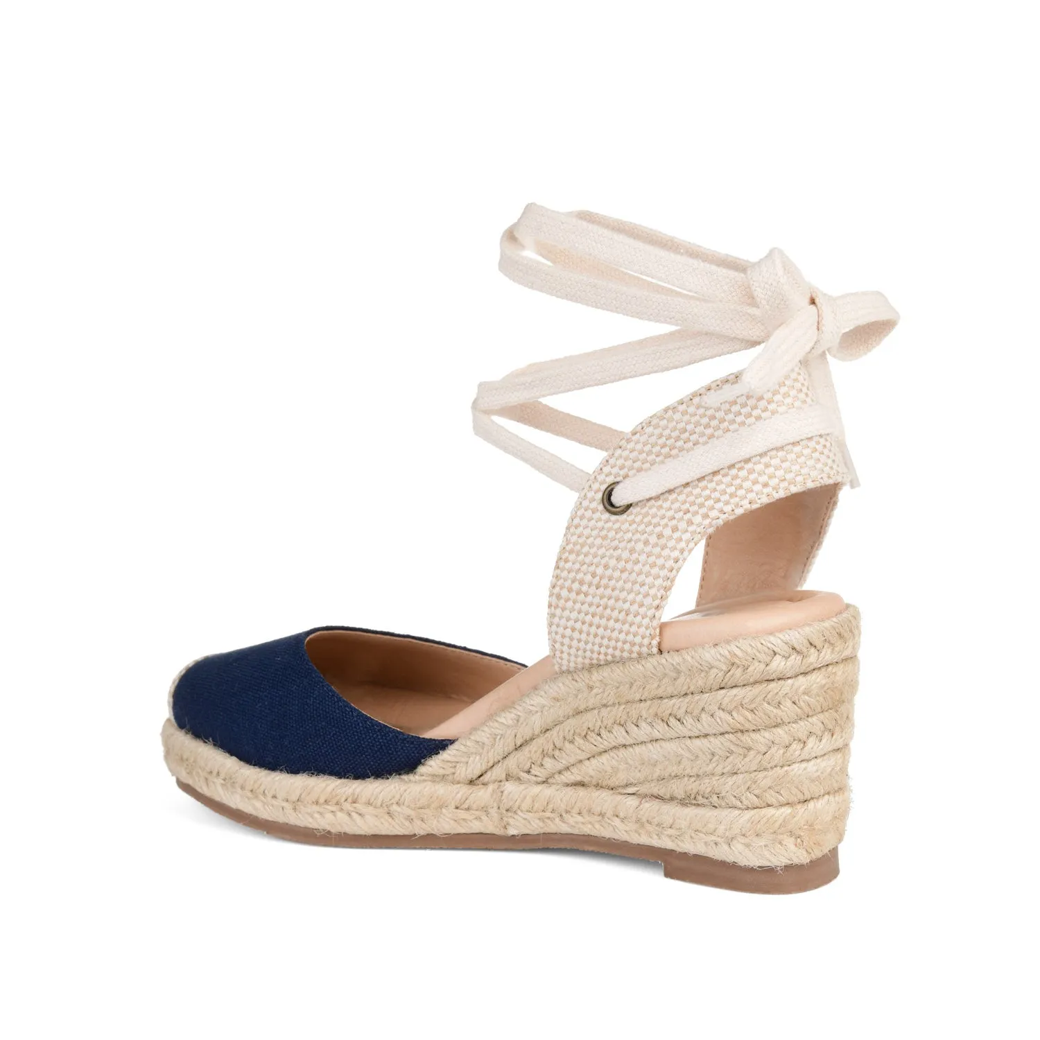 MONTE ESPADRILLE WEDGE SANDALS IN CANVAS silent time