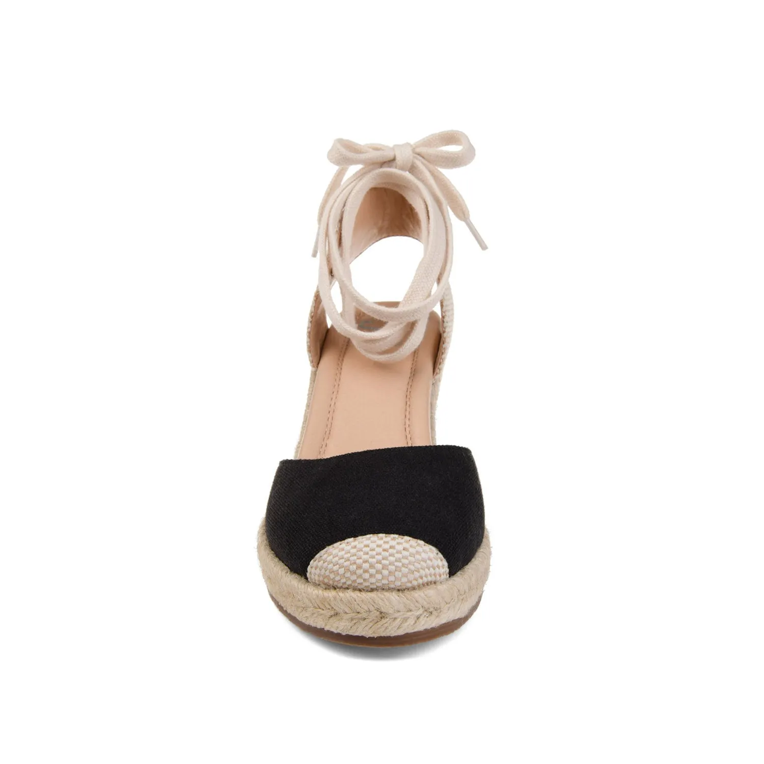 MONTE ESPADRILLE WEDGE SANDALS IN CANVAS silent time