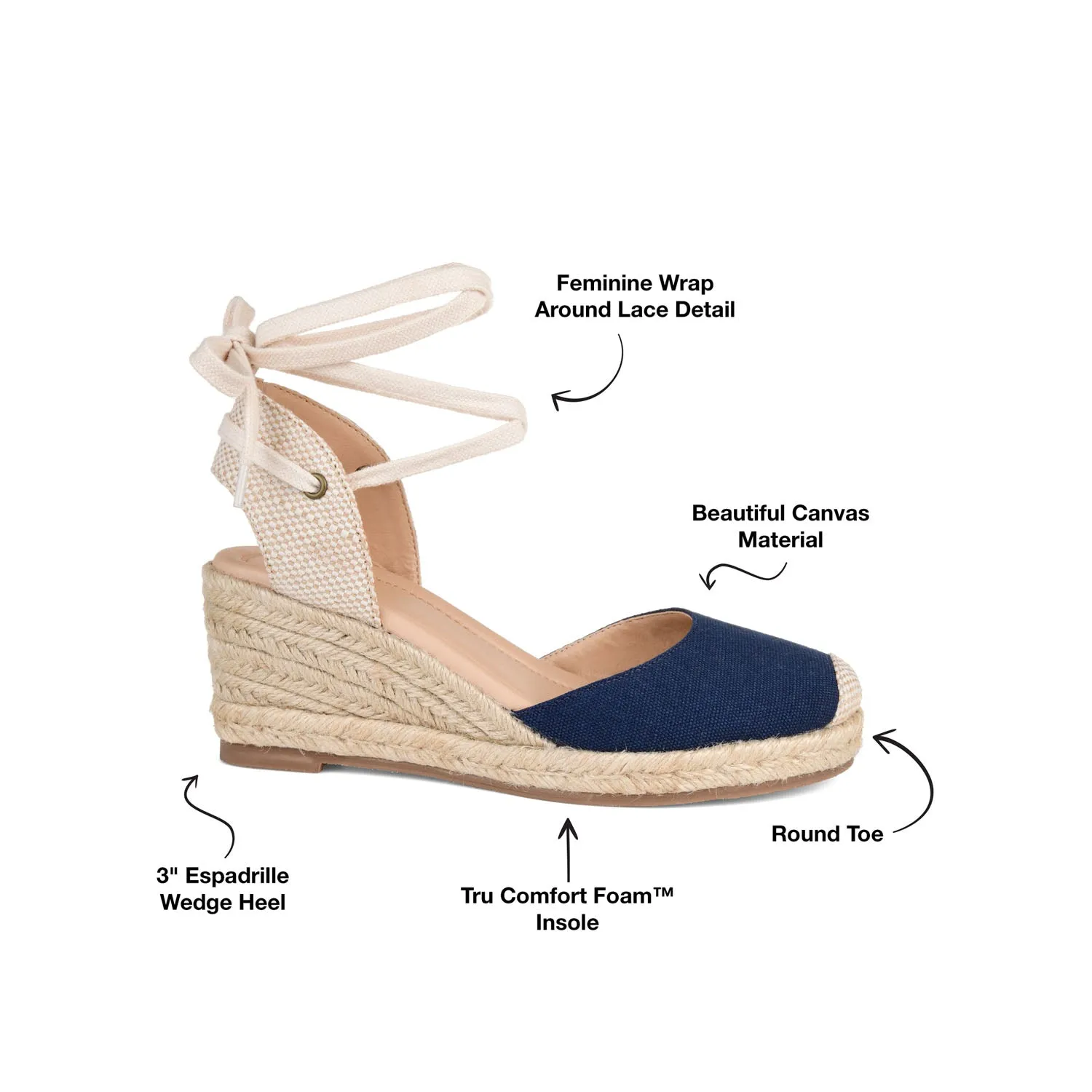 MONTE ESPADRILLE WEDGE SANDALS IN CANVAS silent time
