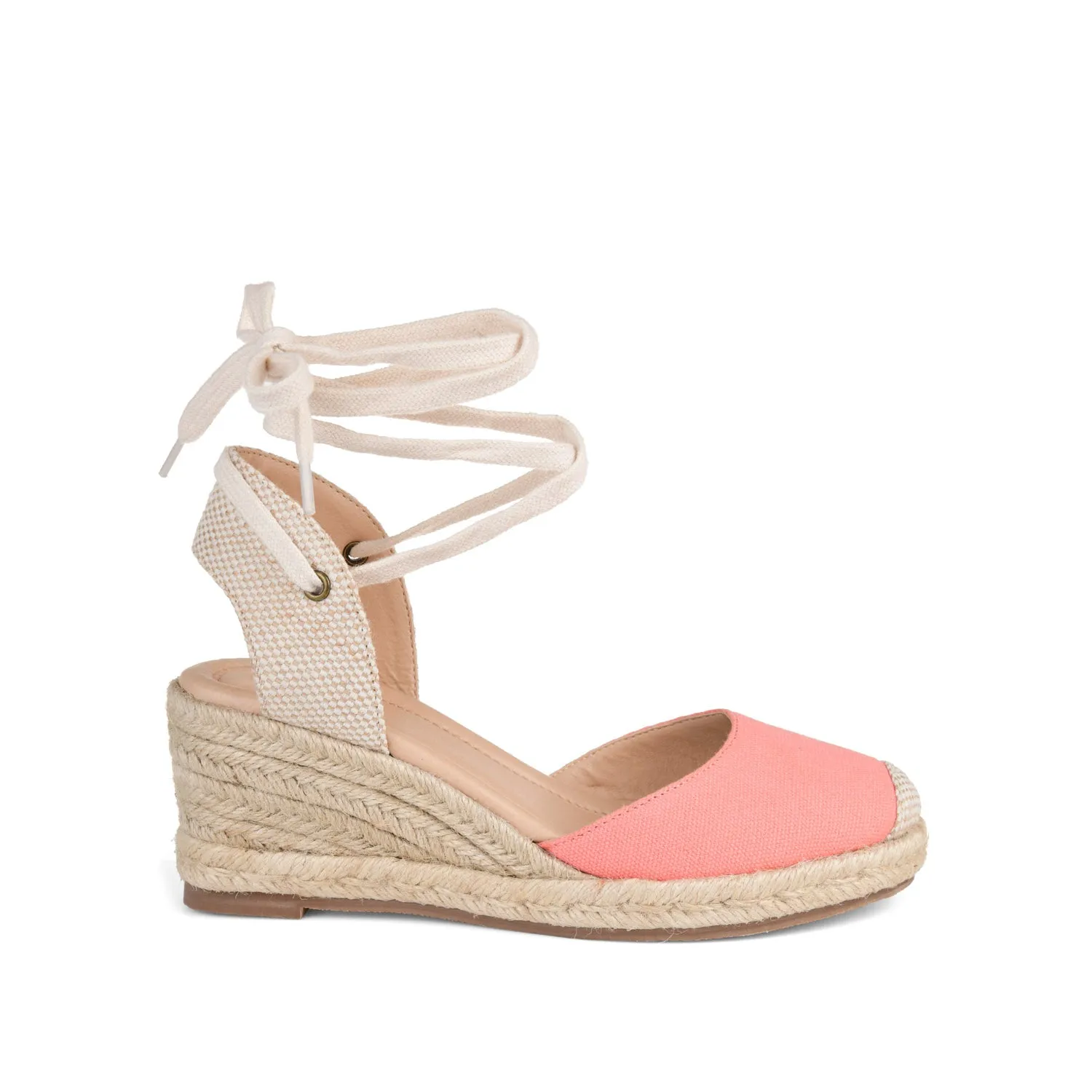 MONTE ESPADRILLE WEDGE SANDALS IN CANVAS silent time