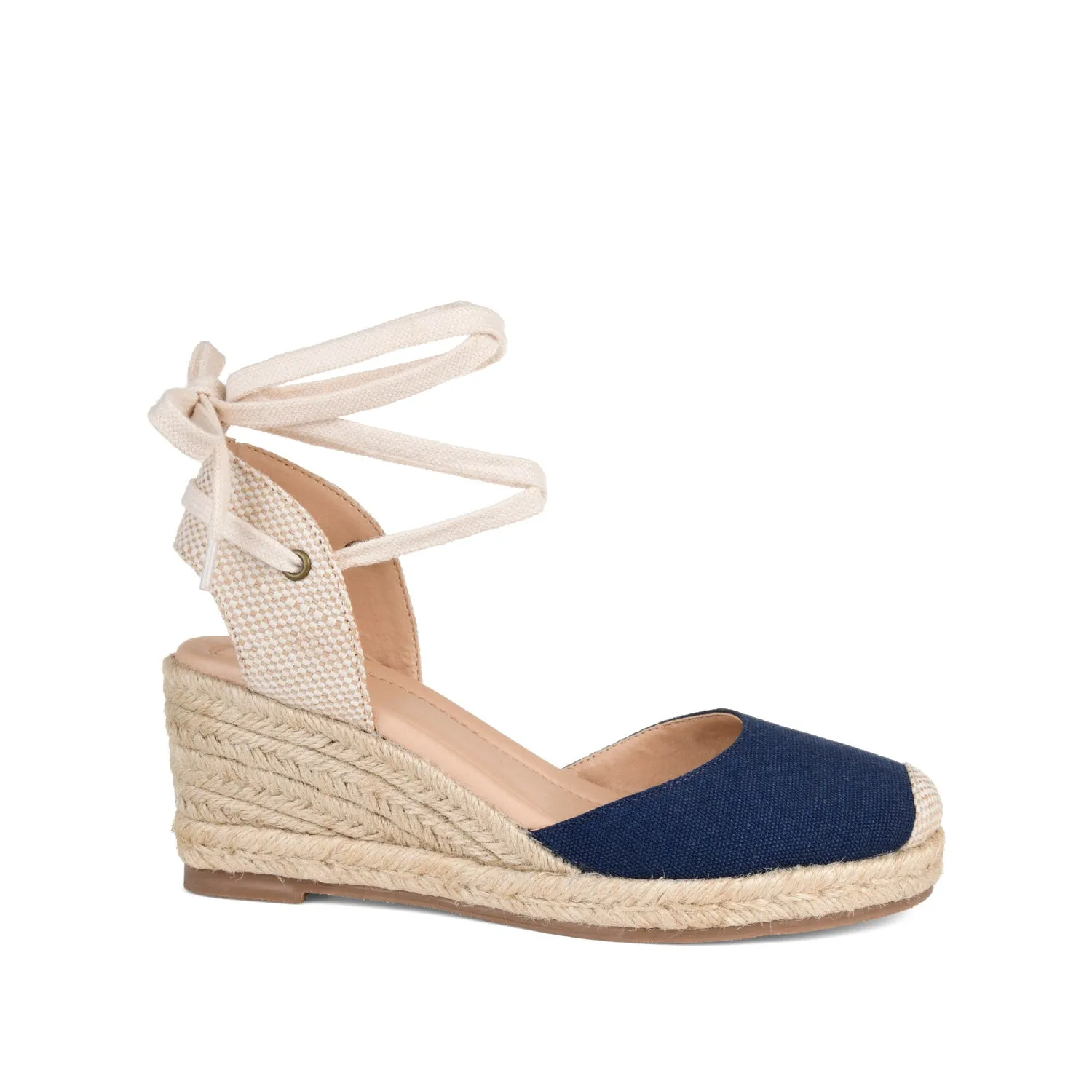 MONTE ESPADRILLE WEDGE SANDALS IN CANVAS silent time