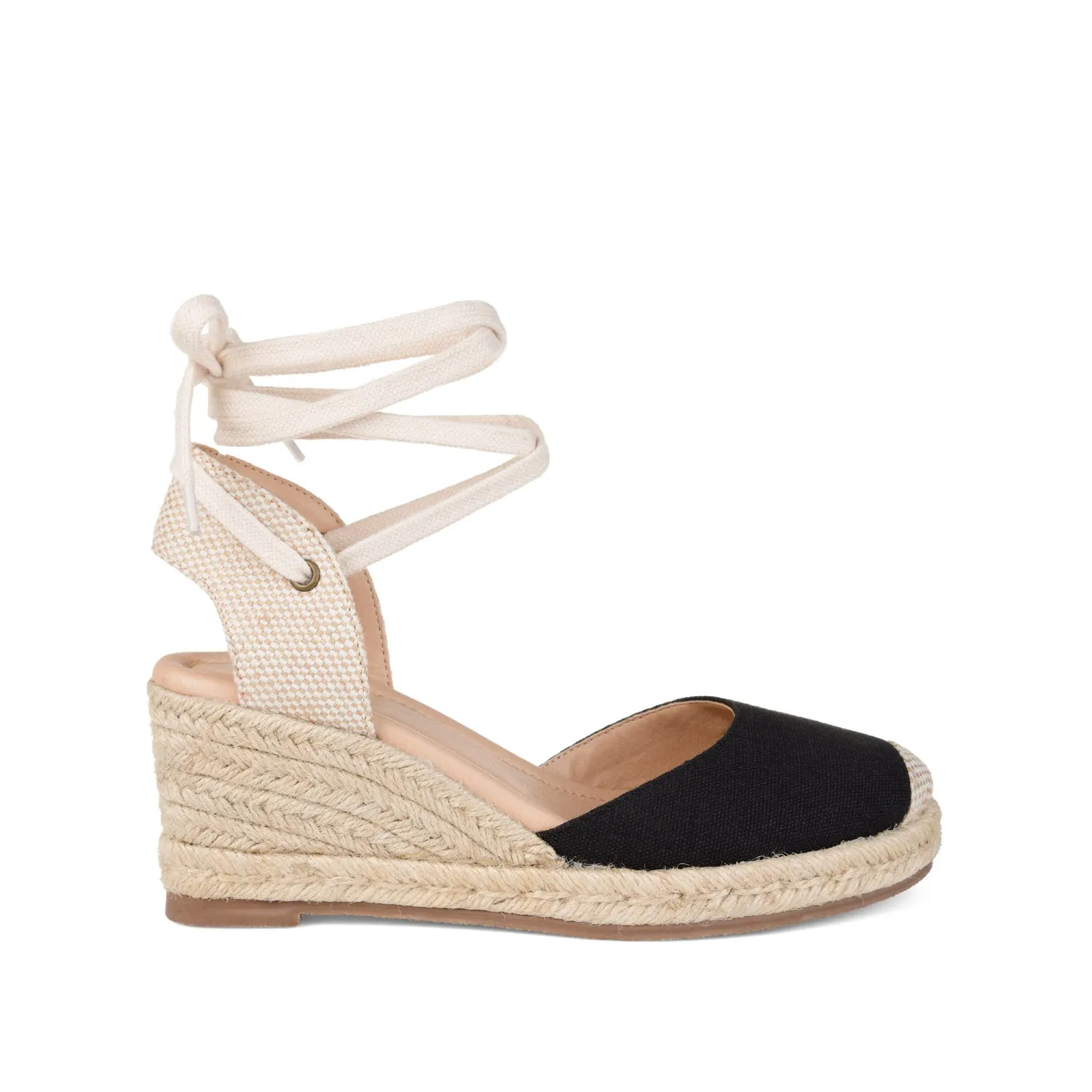 MONTE ESPADRILLE WEDGE SANDALS IN CANVAS silent time