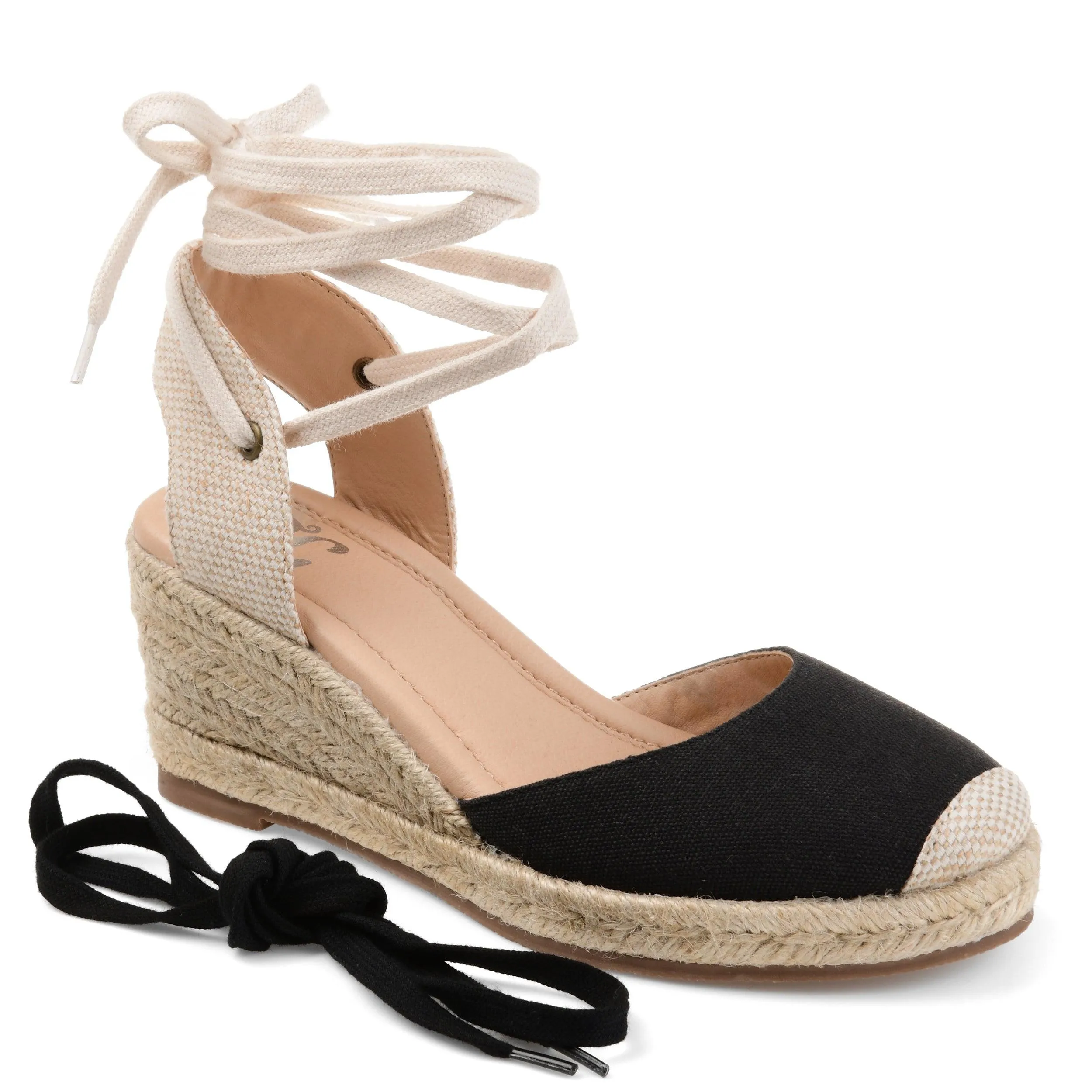 MONTE ESPADRILLE WEDGE SANDALS IN WIDE quick slip