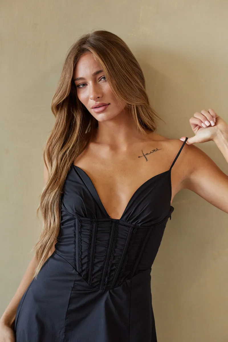 Nadia Corset Mini Dress soft fold