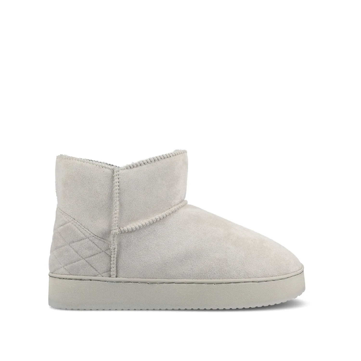 NOA SLIPPER BOOTIES IN FAUX SUEDE night edge