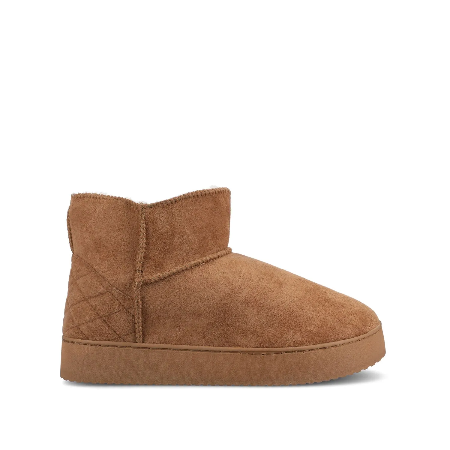 NOA SLIPPER BOOTIES IN FAUX SUEDE night edge
