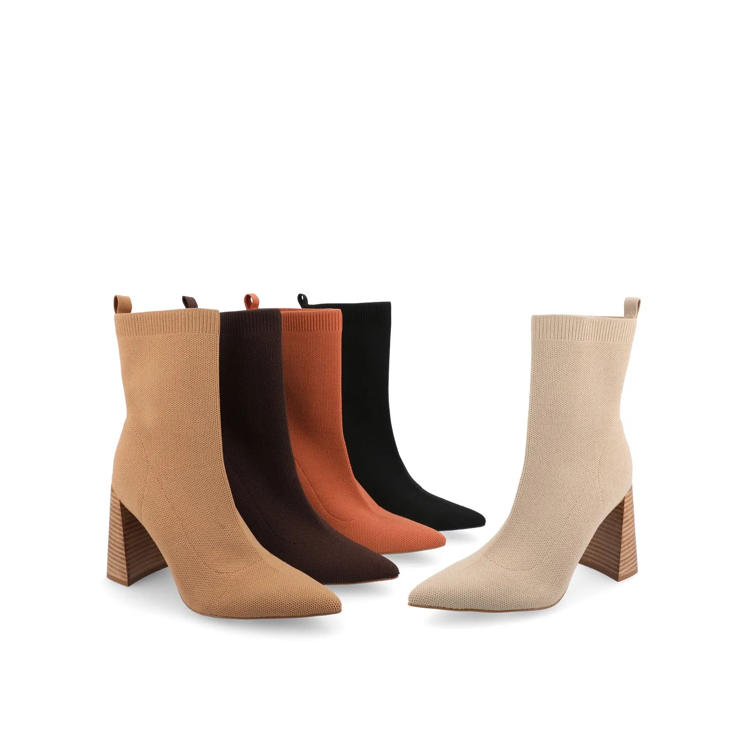 NORALINN SOCK BOOTIES IN KNIT FABRIC winter date