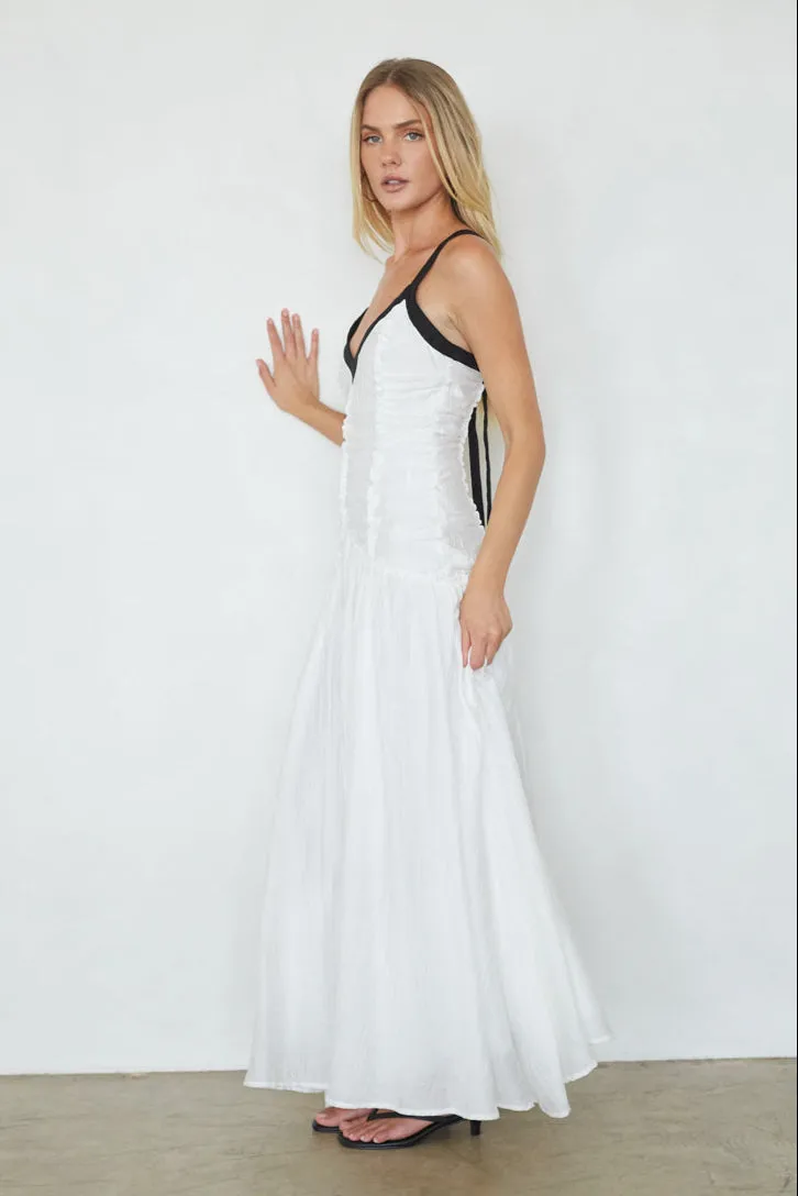 Oaklynn Contrast Maxi Dress soft energy